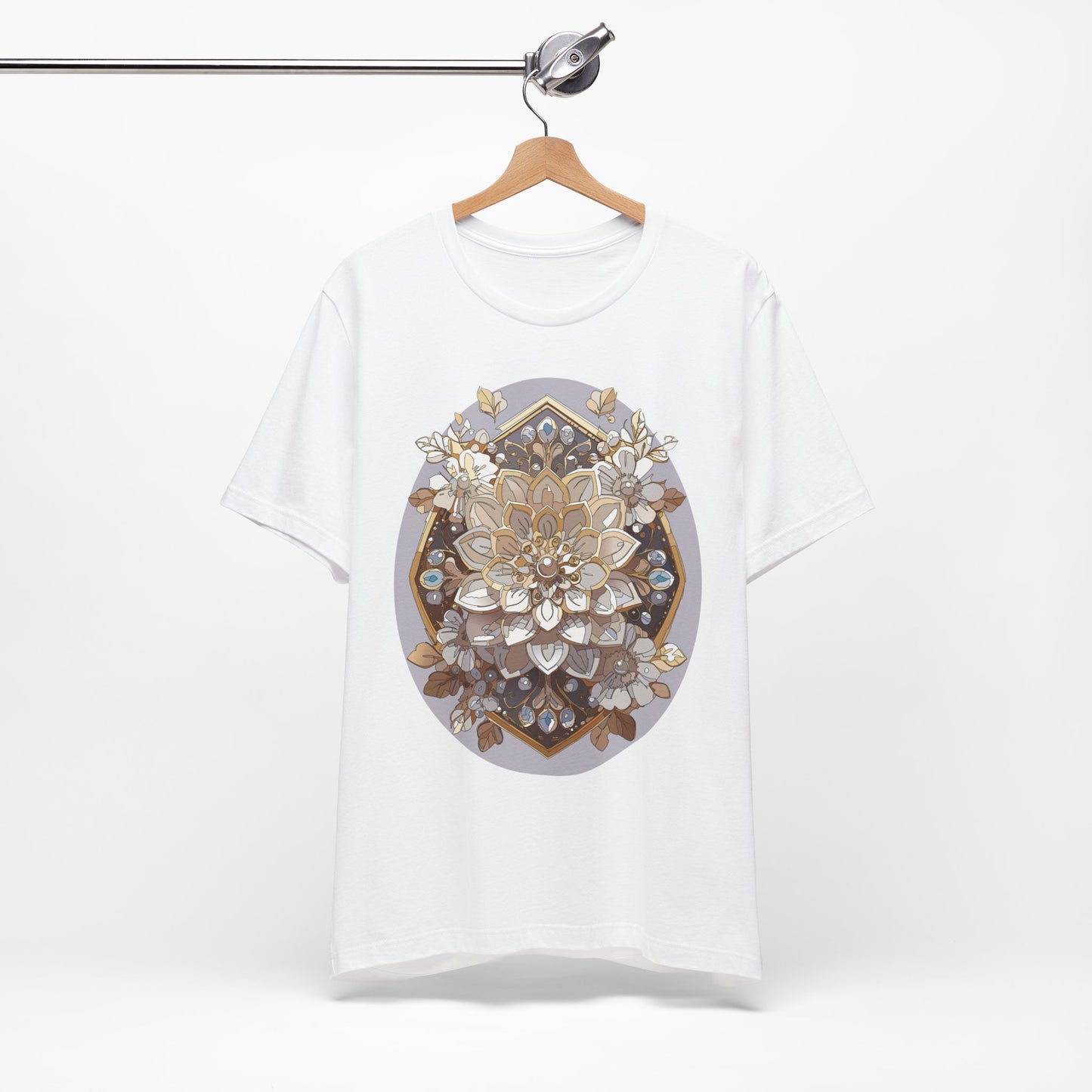 Floral Shirt, Flower Shirt, Tee Shirt with Antique Flower