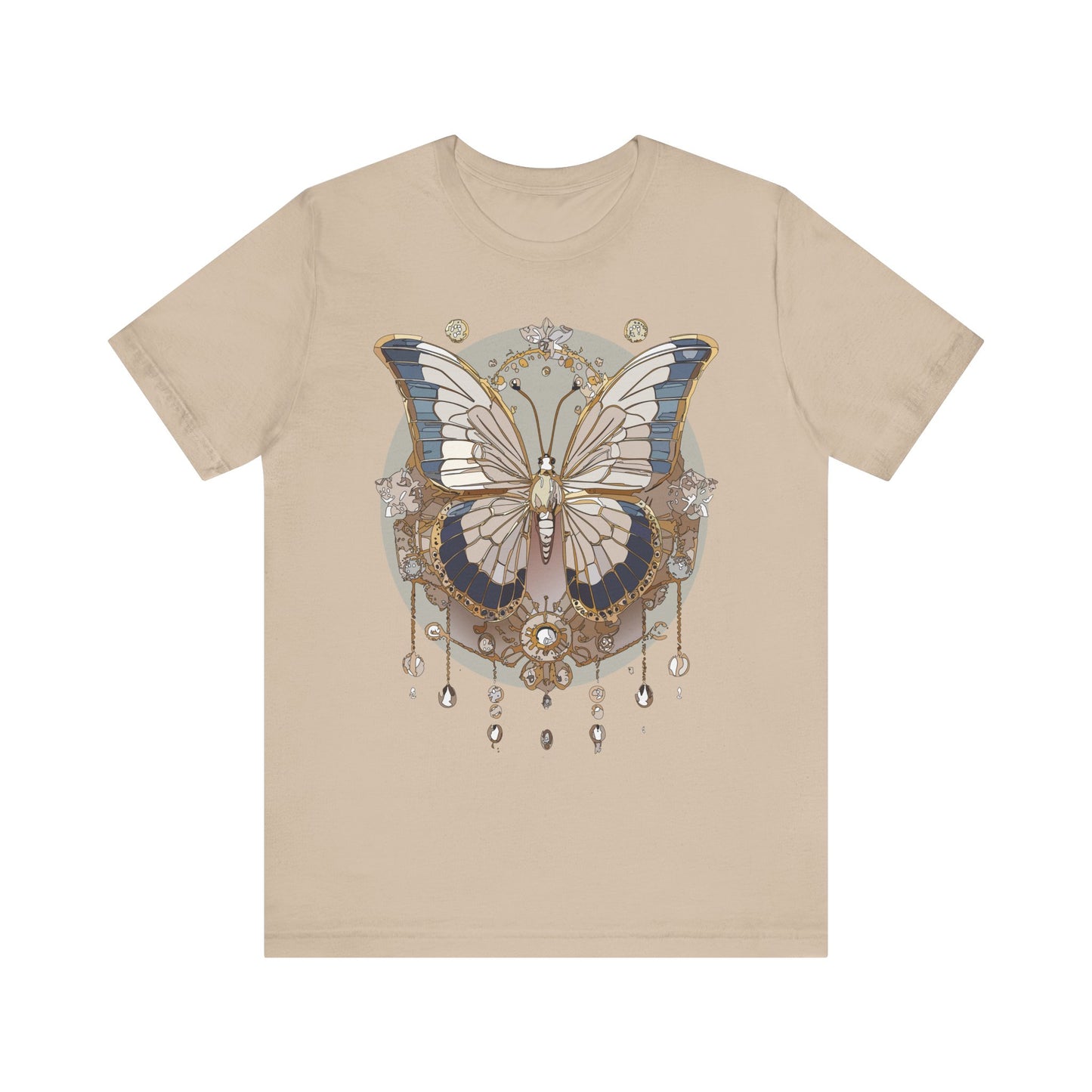 Butterfly Shirt, Shirt with Butterfly, Tee Shirt with Antique Butterfly