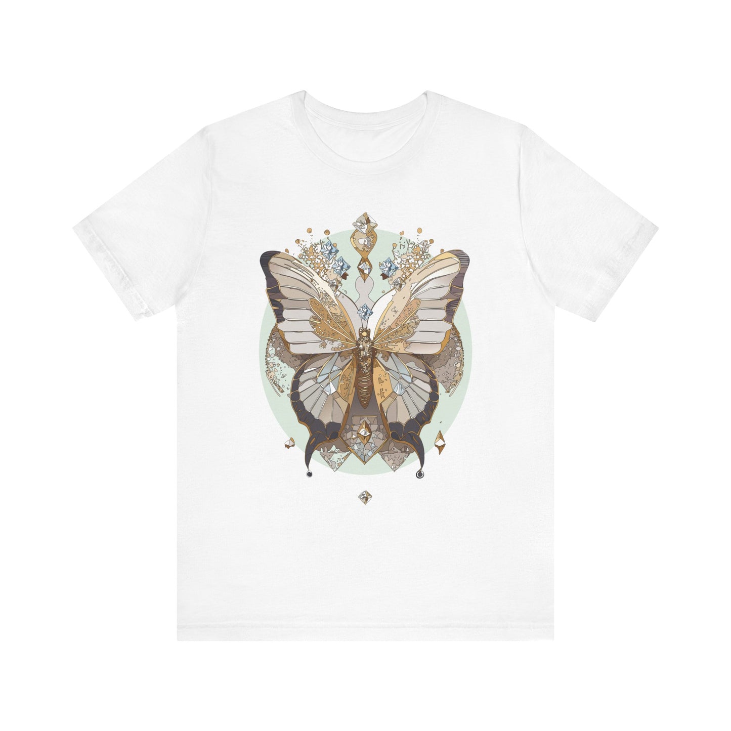 Butterfly Shirt, Shirt with Butterfly, Tee Shirt with Antique Butterfly
