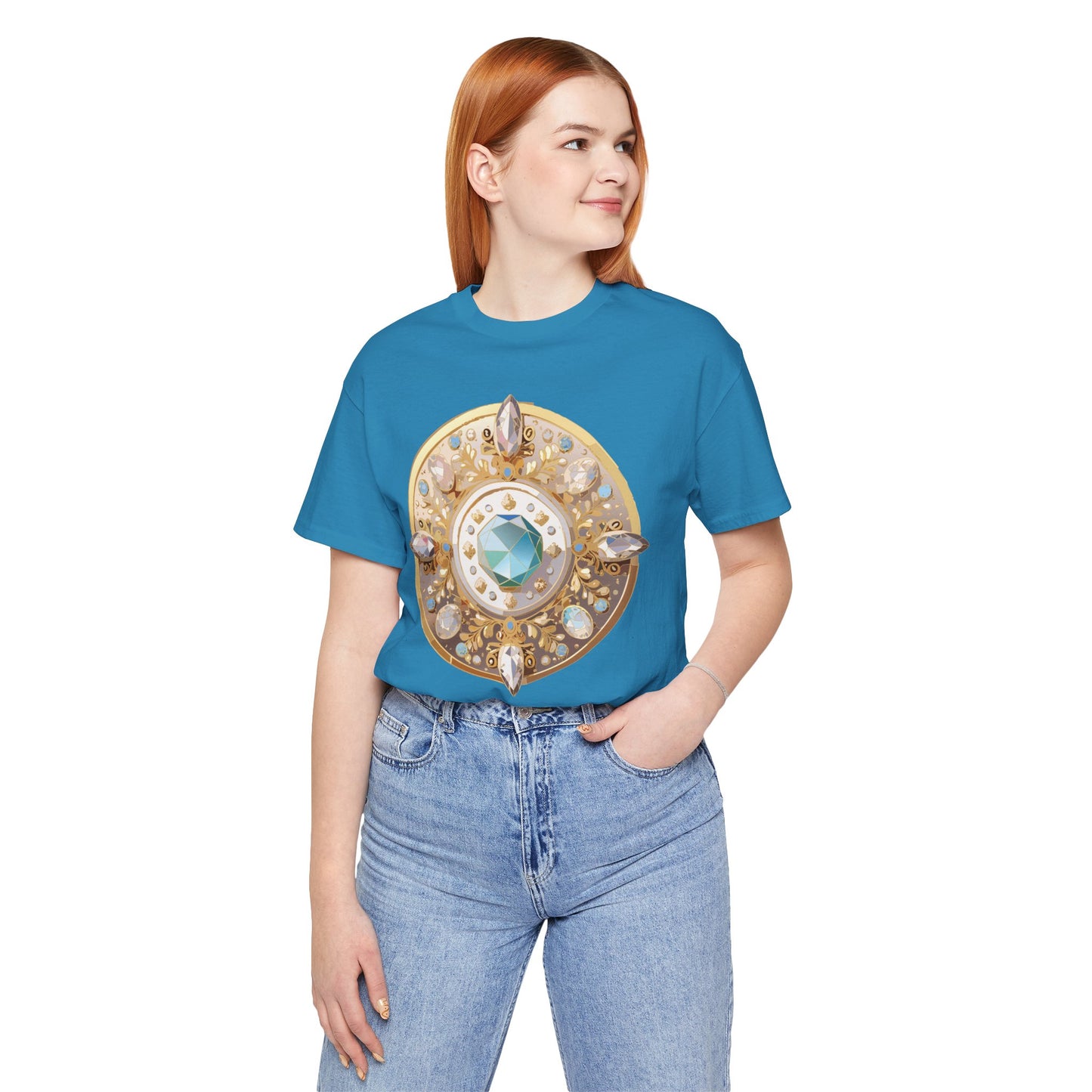 Medallion Shirt, Shirt with Medallion, Tee Shirt with Medal