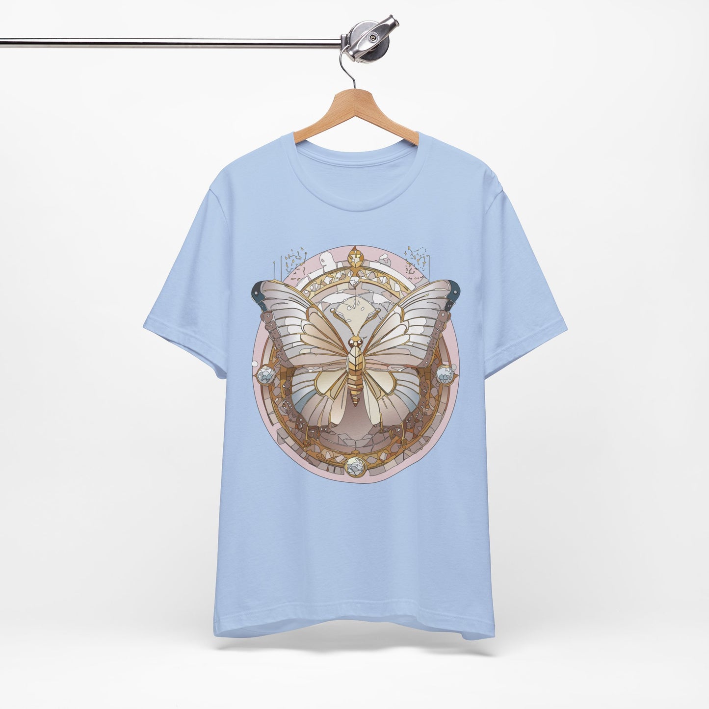 Butterfly Shirt, Shirt with Butterfly, Tee Shirt with Antique Butterfly