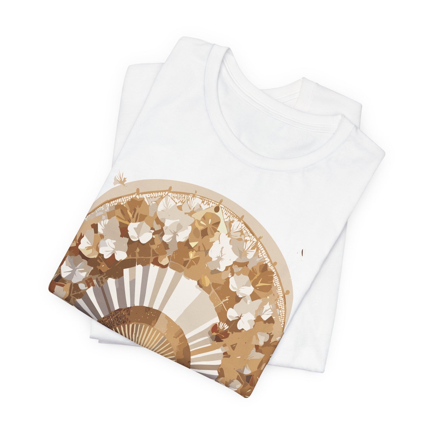 Fan shirt, Shirt with Fan, Tee Shirt with Gold Blower