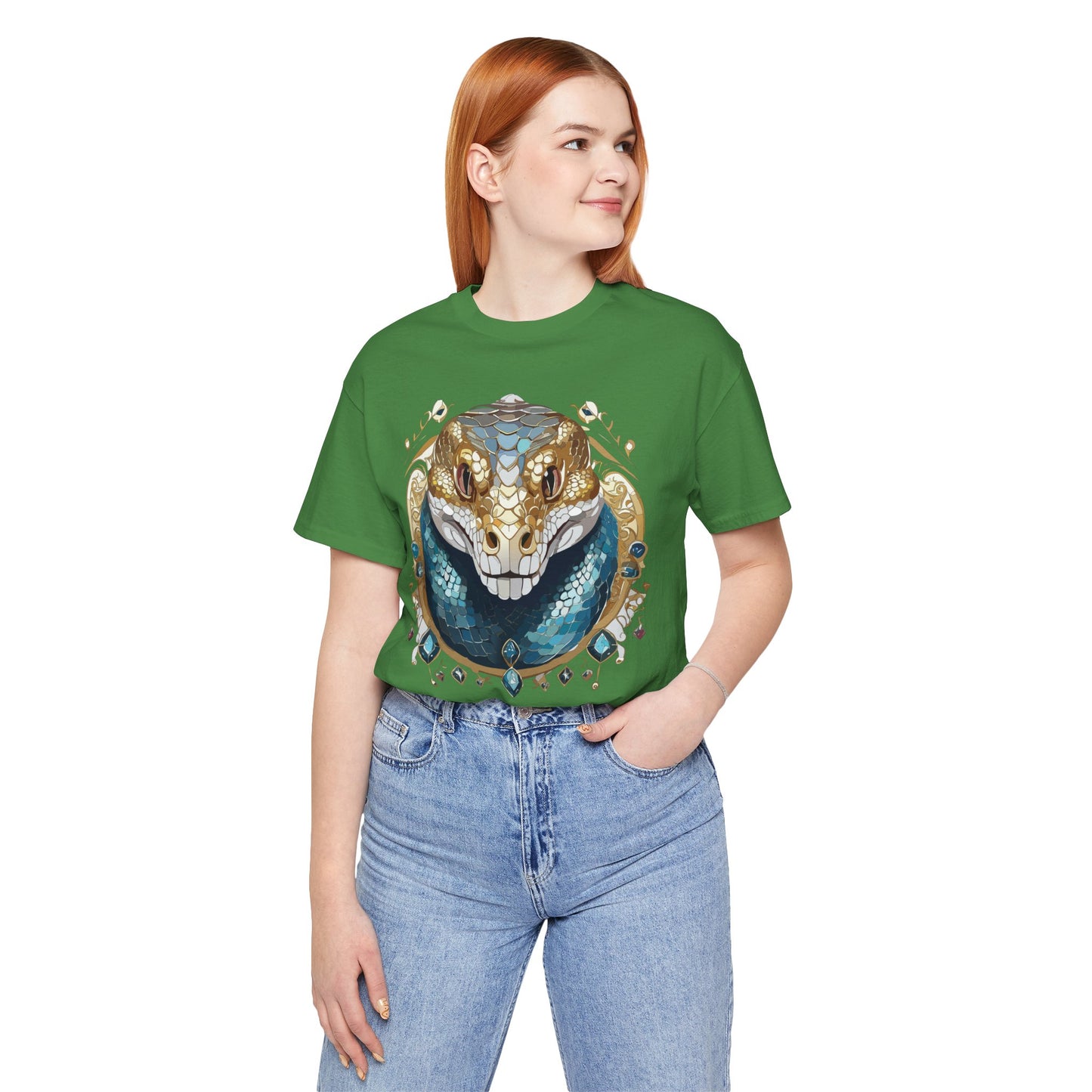 Animal Shirt, Shirt with Animal, Tee Shirt with Gold Animal Medal, Shirt with Antique Animal Medallion