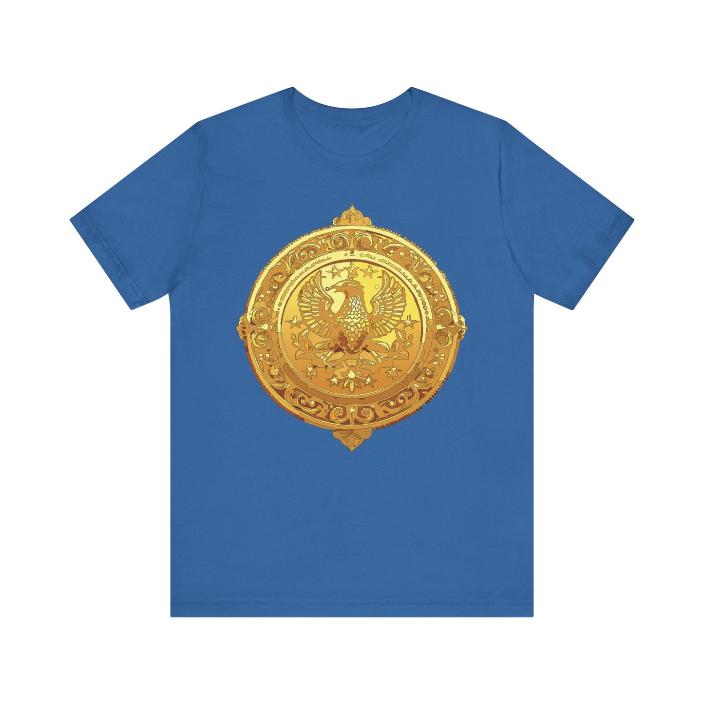 Coin Shirt, Shirt with Coin, Tee Shirt with Gold Coin, Shirt with Antique Coin