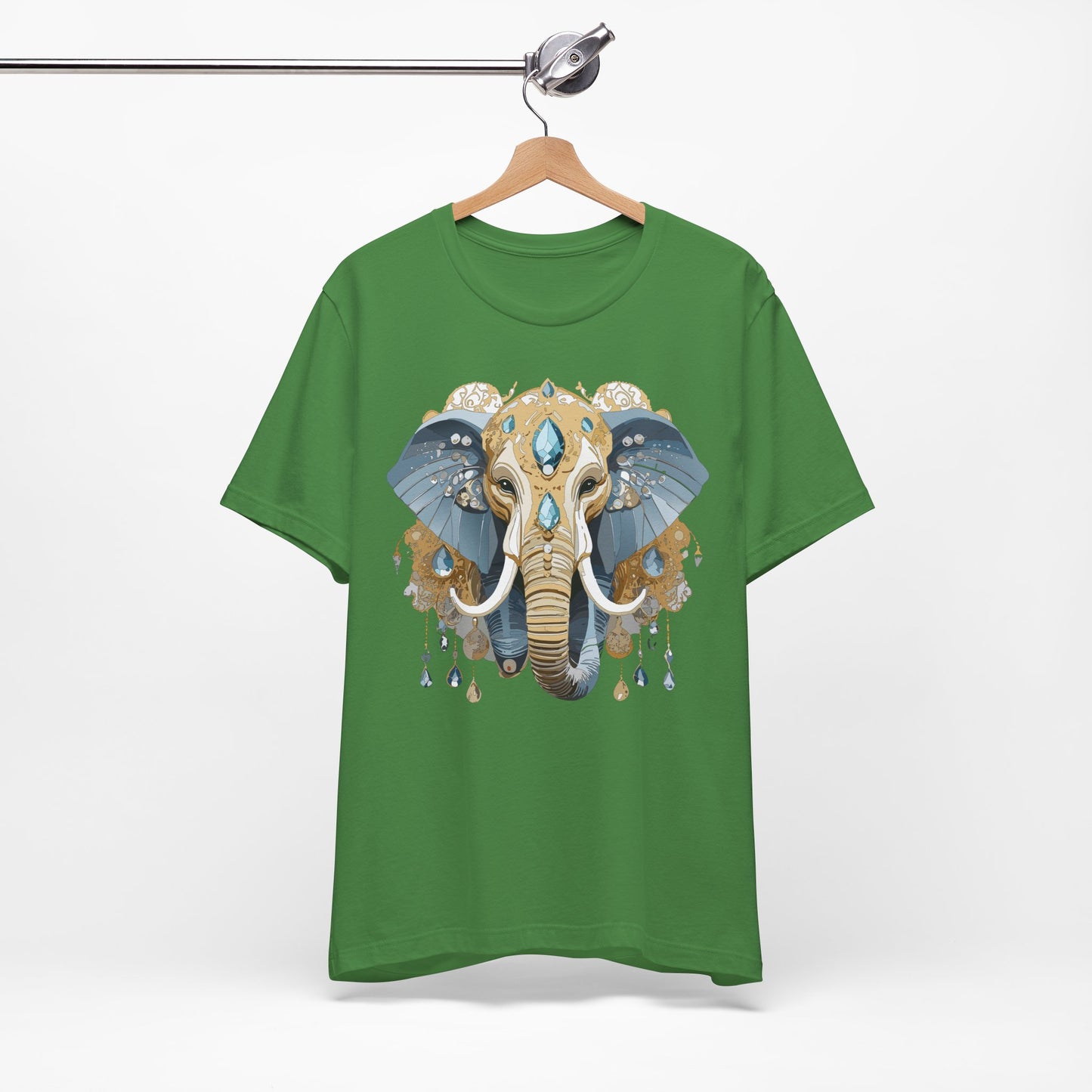 Animal Shirt, Shirt with Animal, Tee Shirt with Gold Animal Medal, Shirt with Antique Animal Medallion