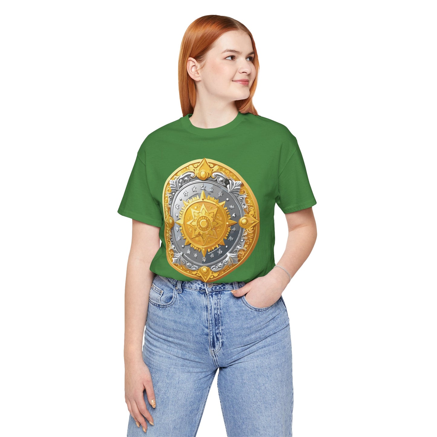 Coin Shirt, Shirt with Coin, Tee Shirt with Gold Coin, Shirt with Antique Coin
