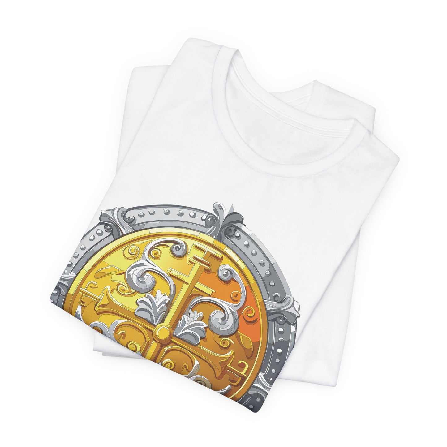 Coin Shirt, Shirt with Coin, Tee Shirt with Gold Coin, Shirt with Antique Coin