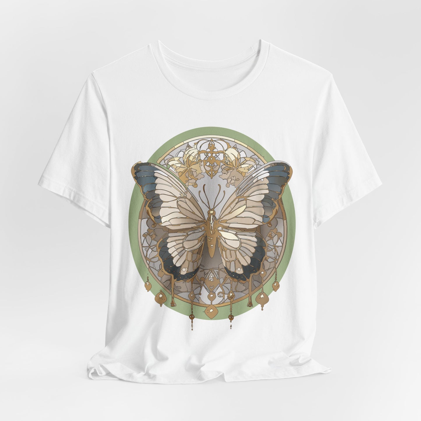 Butterfly Shirt, Shirt with Butterfly, Tee Shirt with Antique Butterfly