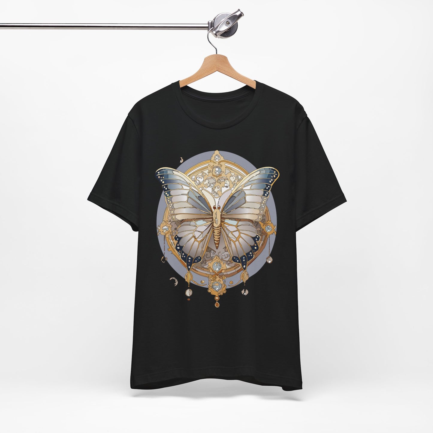 Butterfly Shirt, Shirt with Butterfly, Tee Shirt with Antique Butterfly