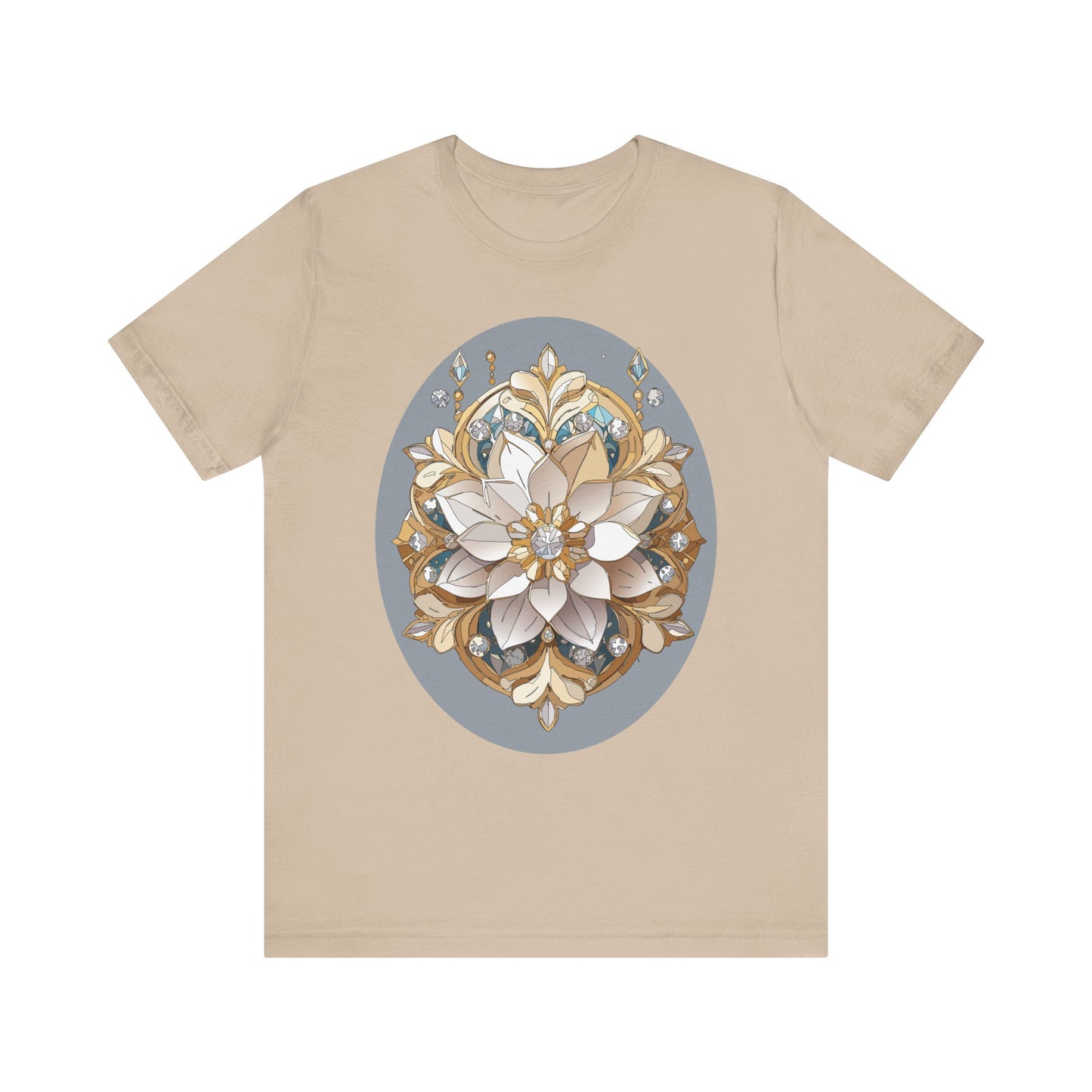 Floral Shirt, Flower Shirt, Tee Shirt with Antique Flower