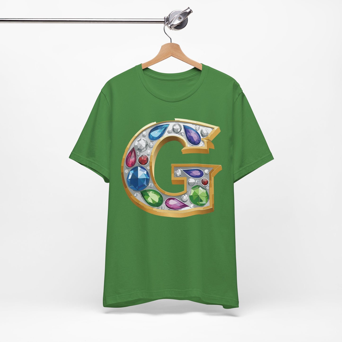 Letter Shirt, Shirt with Letters, Tee Shirt with Gold Letter, Shirt with Antique Letters