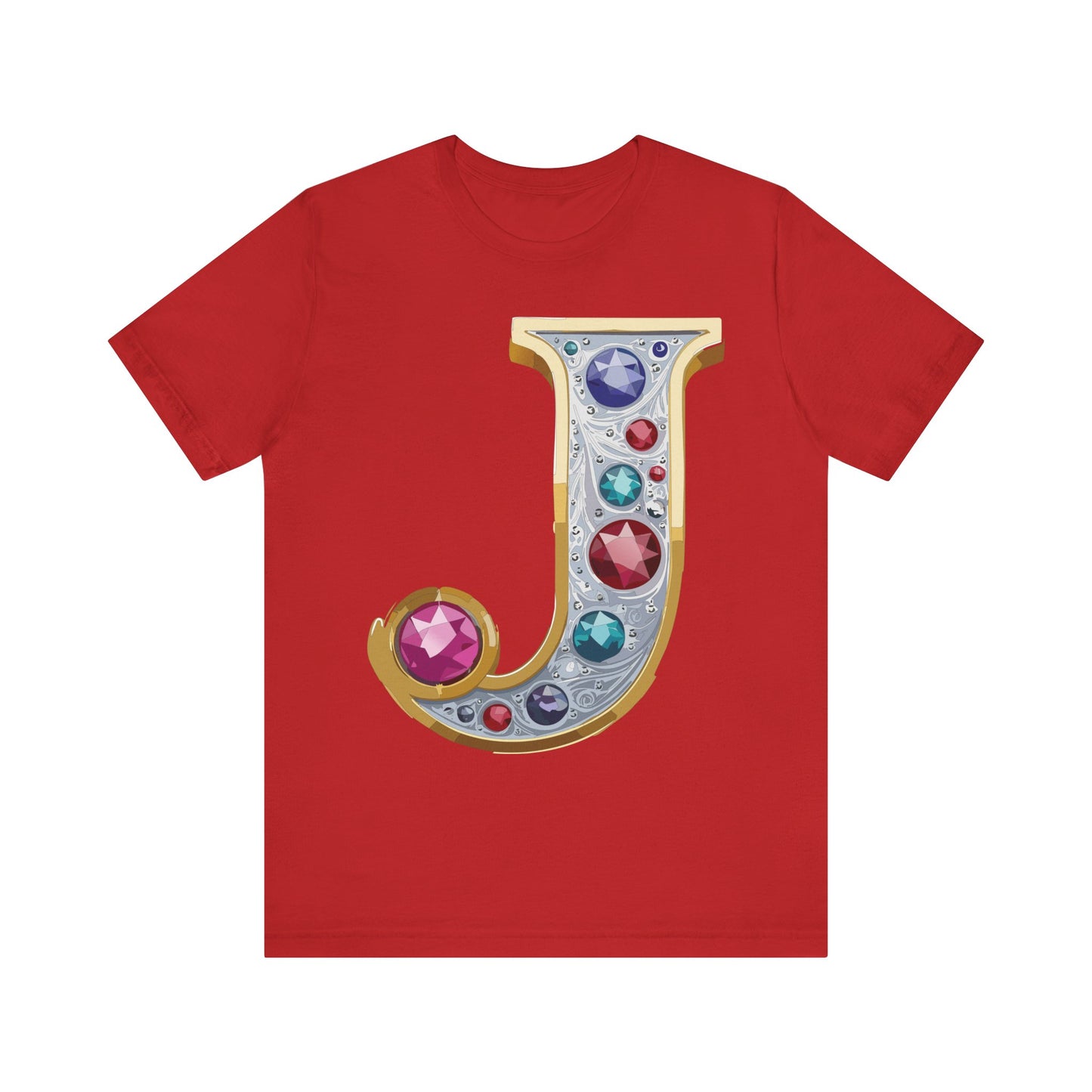 Letter Shirt, Shirt with Letters, Tee Shirt with Gold Letter, Shirt with Antique Letters