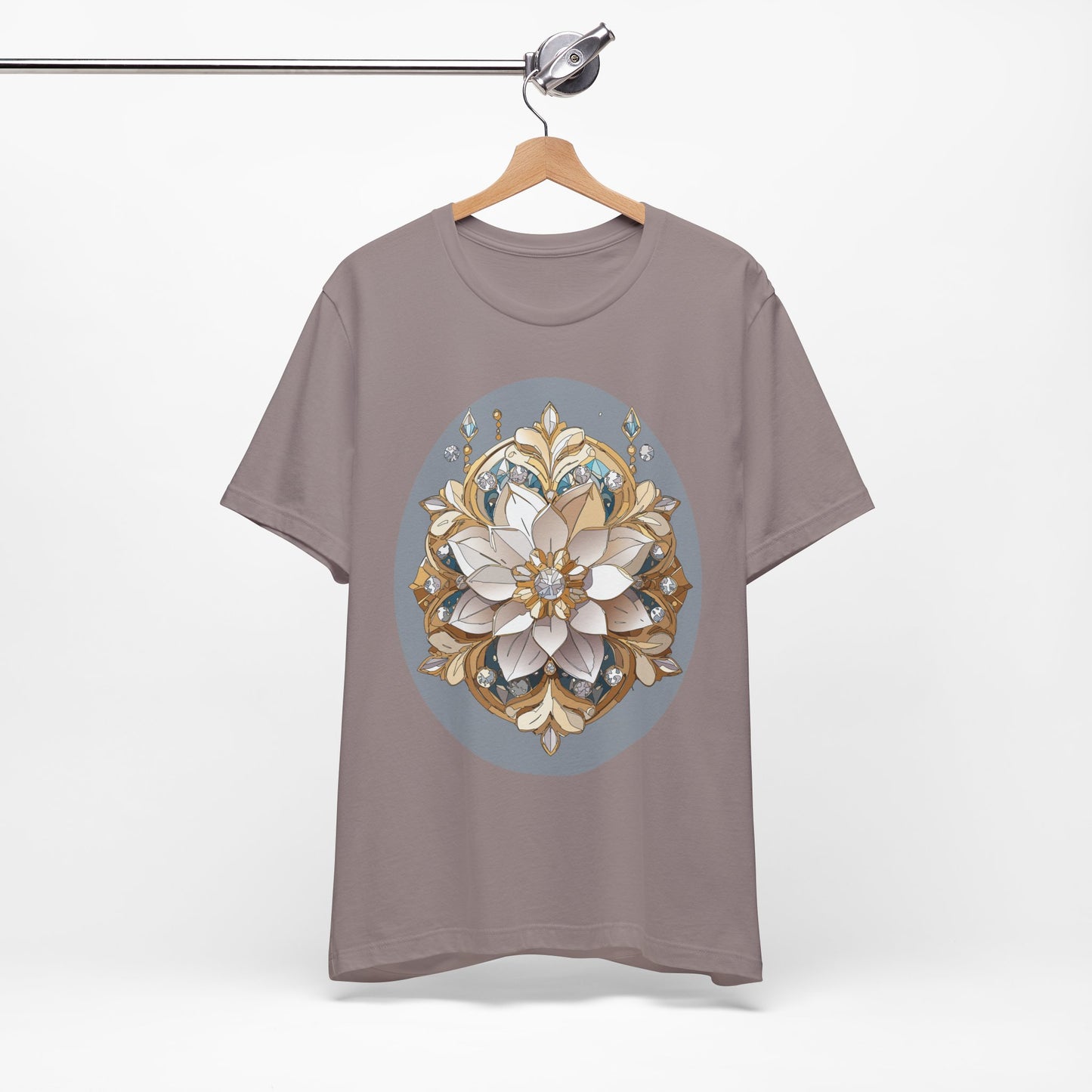 Floral Shirt, Flower Shirt, Tee Shirt with Antique Flower