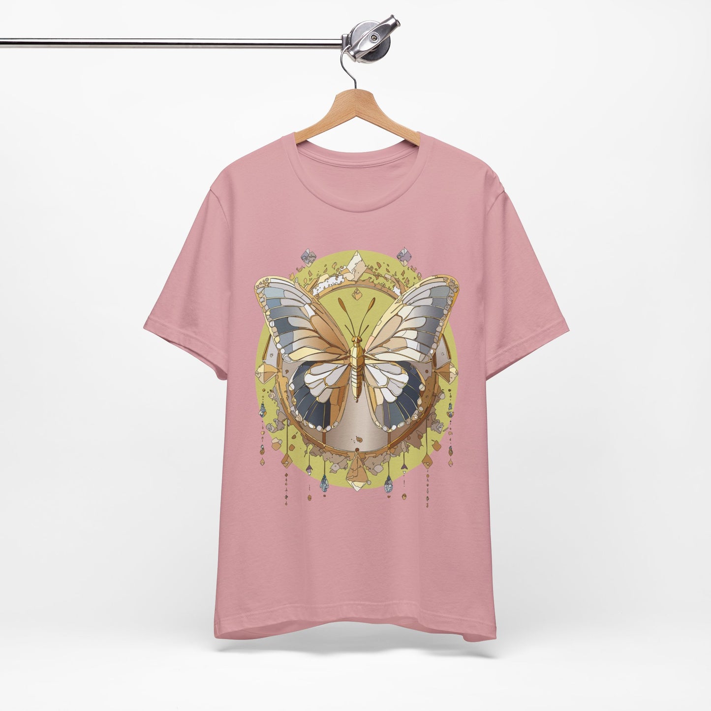 Butterfly Shirt, Shirt with Butterfly, Tee Shirt with Antique Butterfly