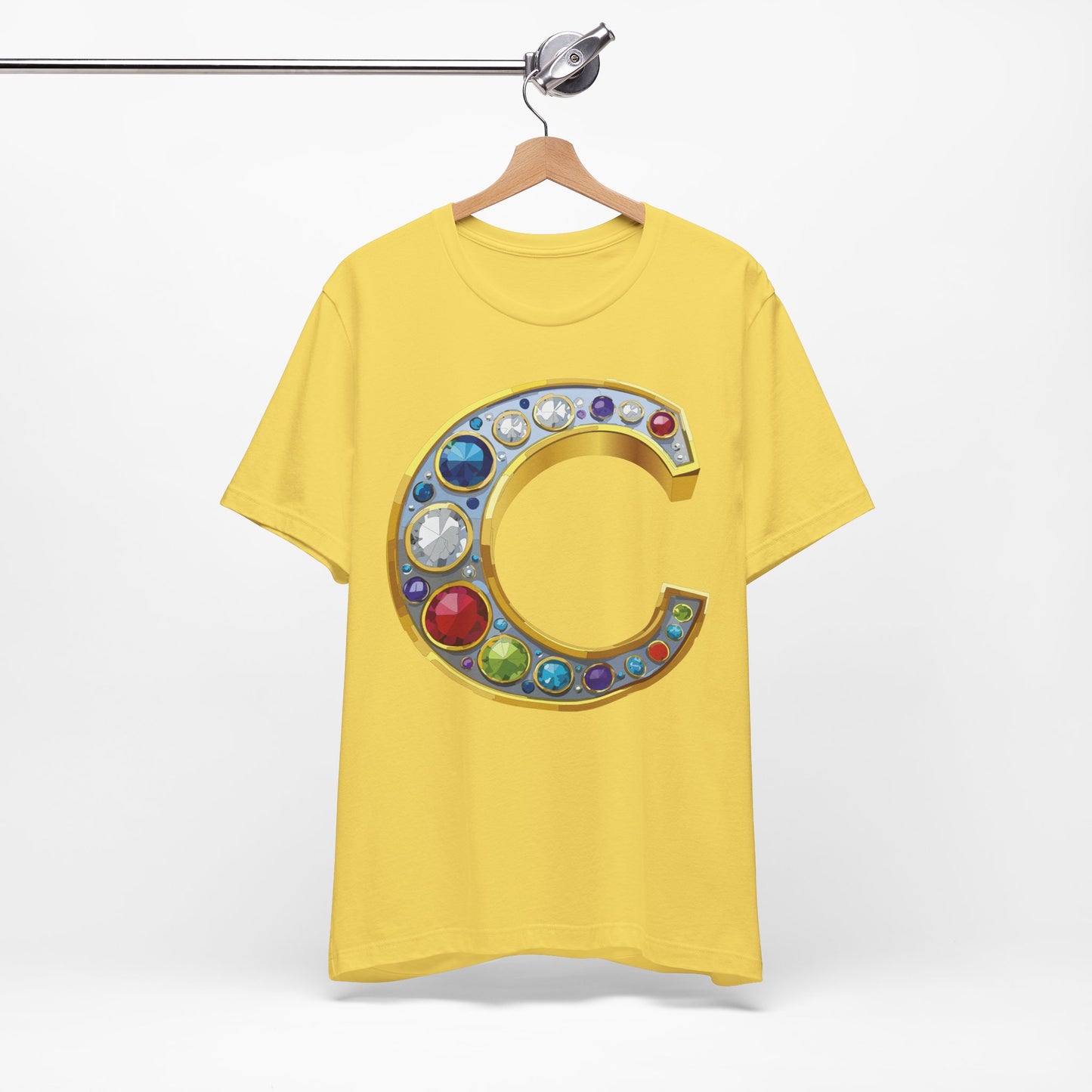 Letter Shirt, Shirt with Letters, Tee Shirt with Gold Letter, Shirt with Antique Letters