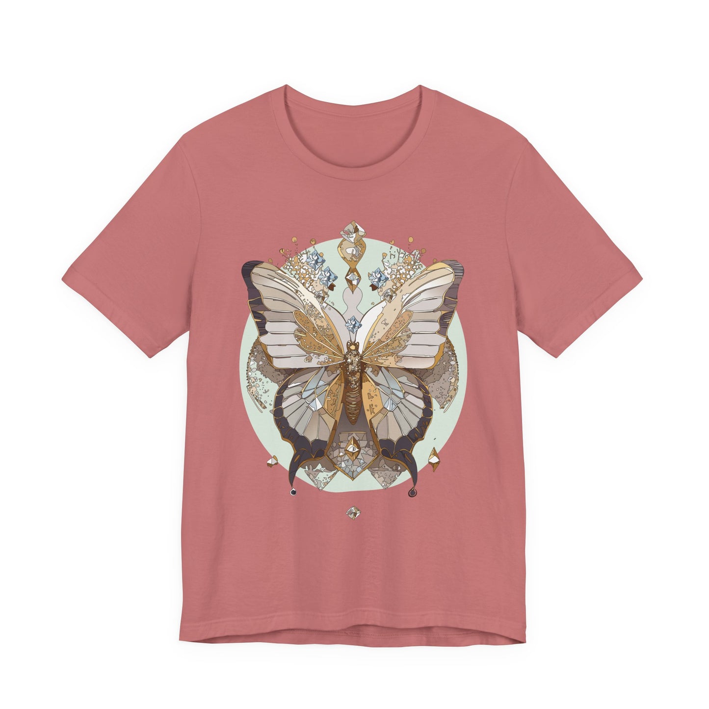 Butterfly Shirt, Shirt with Butterfly, Tee Shirt with Antique Butterfly