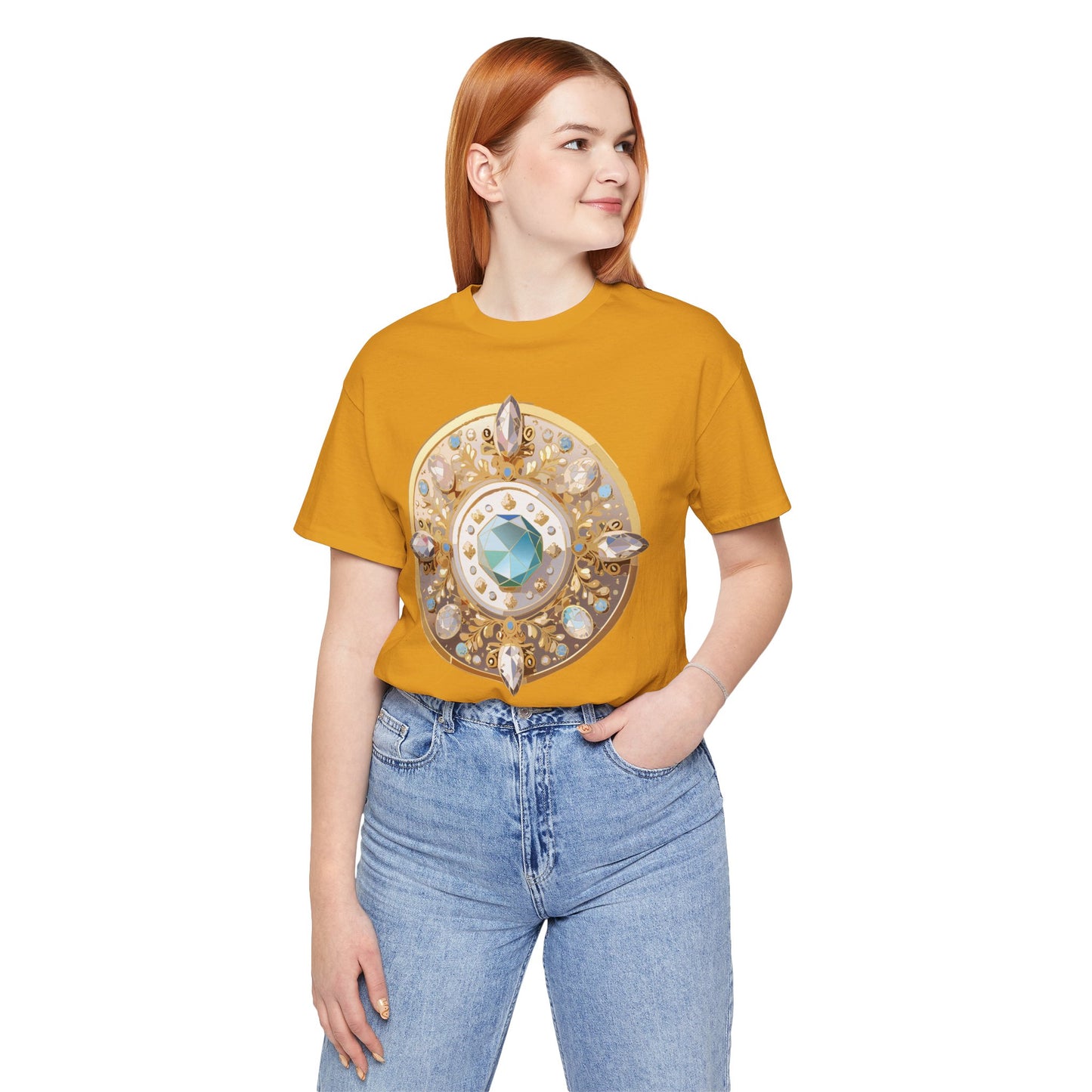Medallion Shirt, Shirt with Medallion, Tee Shirt with Medal