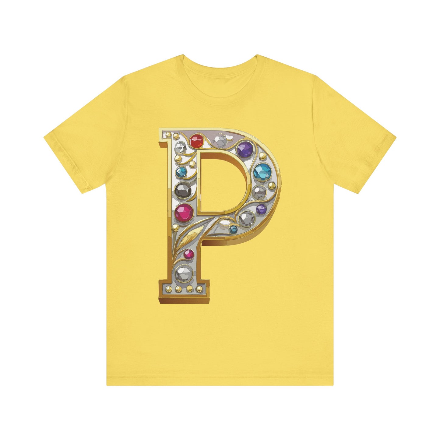 Letter Shirt, Shirt with Letters, Tee Shirt with Gold Letter, Shirt with Antique Letters