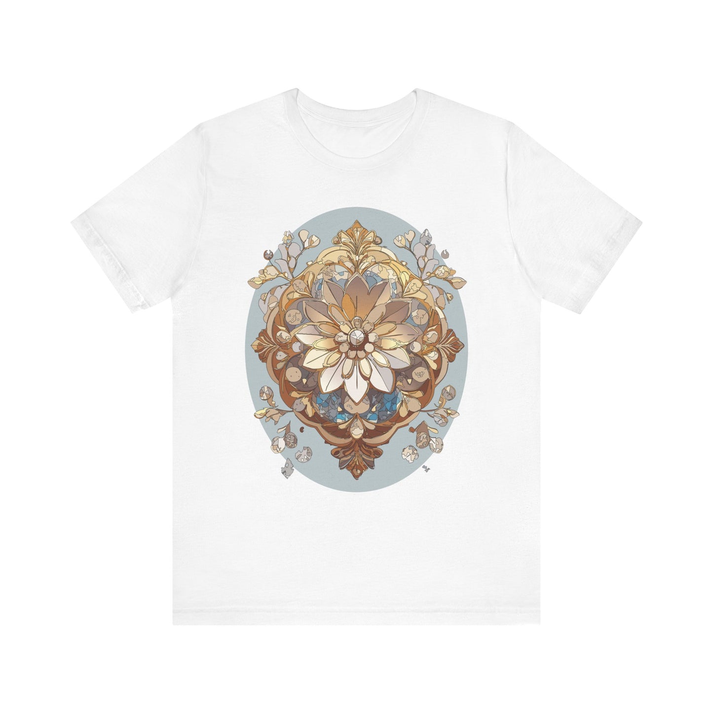 Floral Shirt, Flower Shirt, Tee Shirt with Antique Flower