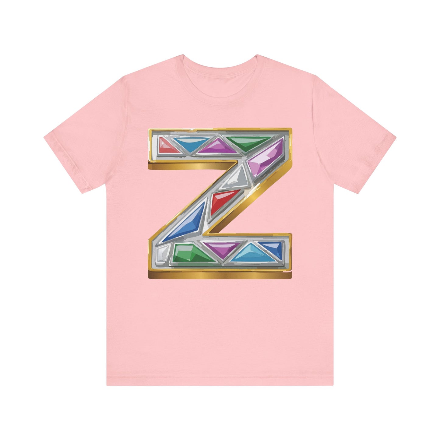 Letter Shirt, Shirt with Letters, Tee Shirt with Gold Letter, Shirt with Antique Letters