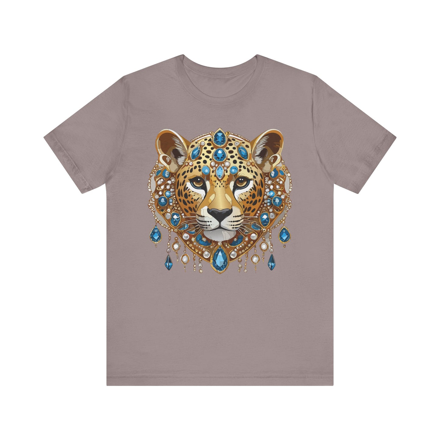 Animal Shirt, Shirt with Animal, Tee Shirt with Gold Animal Medal, Shirt with Antique Animal Medallion