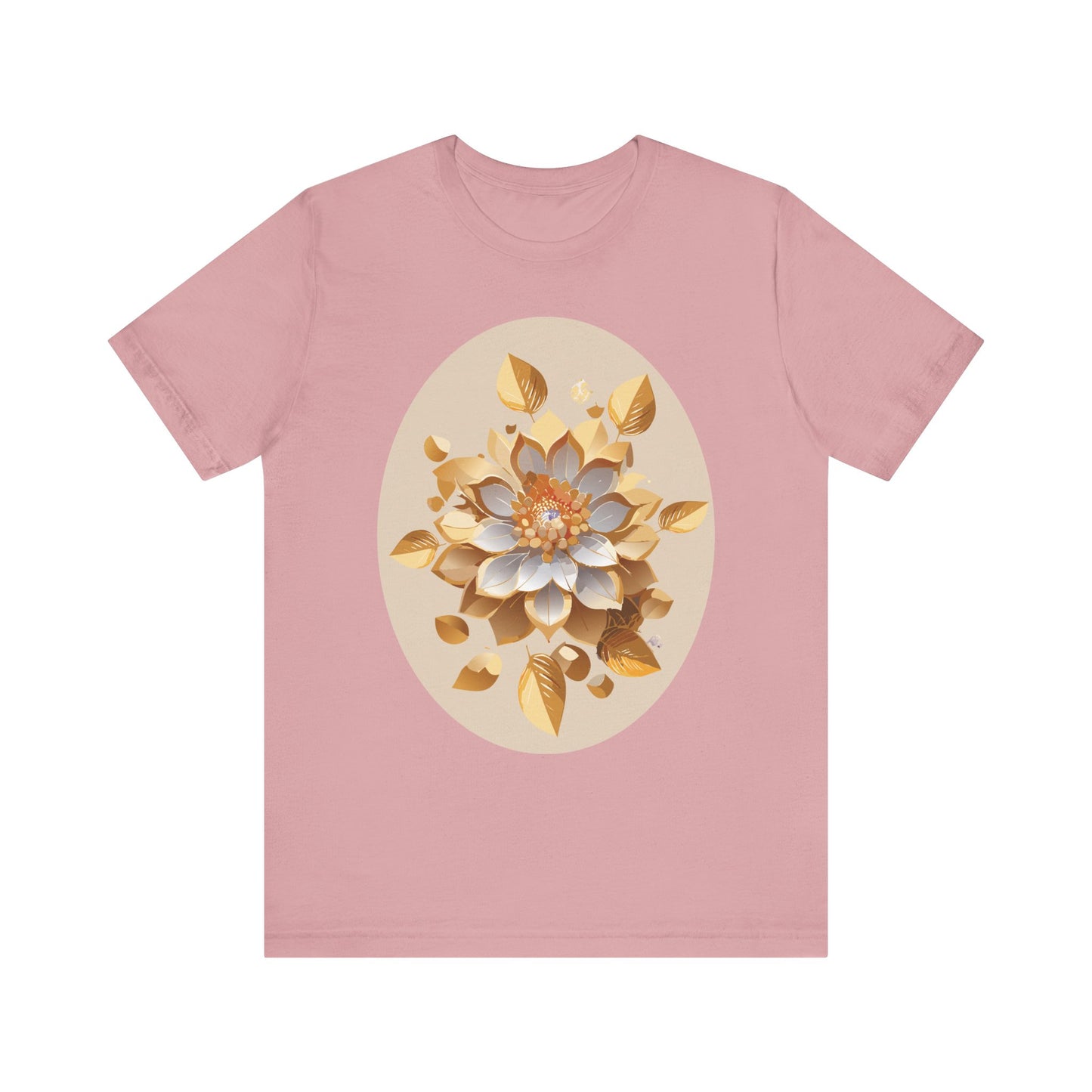 Floral Shirt, Flower Shirt, Tee Shirt with Antique Flower