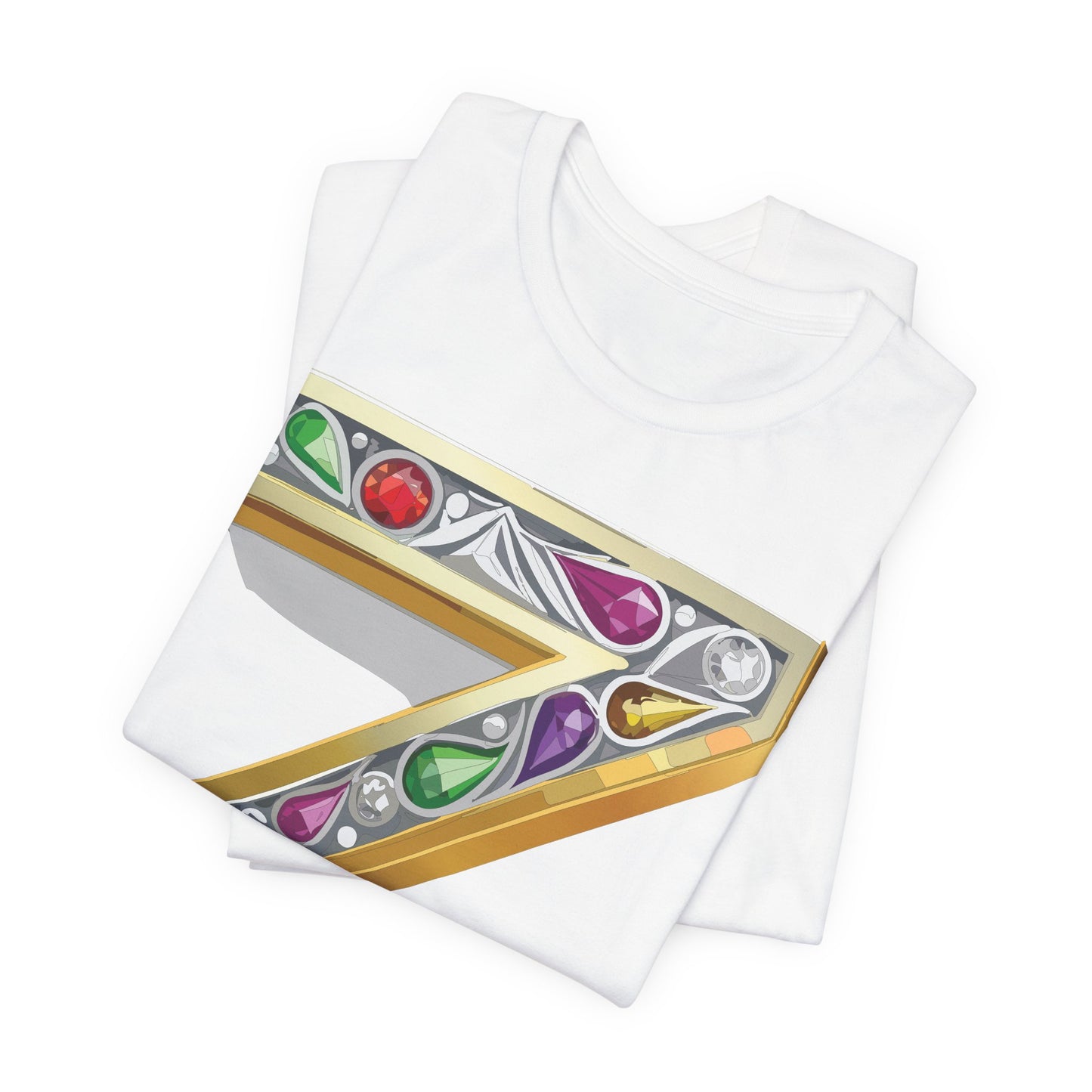Letter Shirt, Shirt with Letters, Tee Shirt with Gold Letter, Shirt with Antique Letters