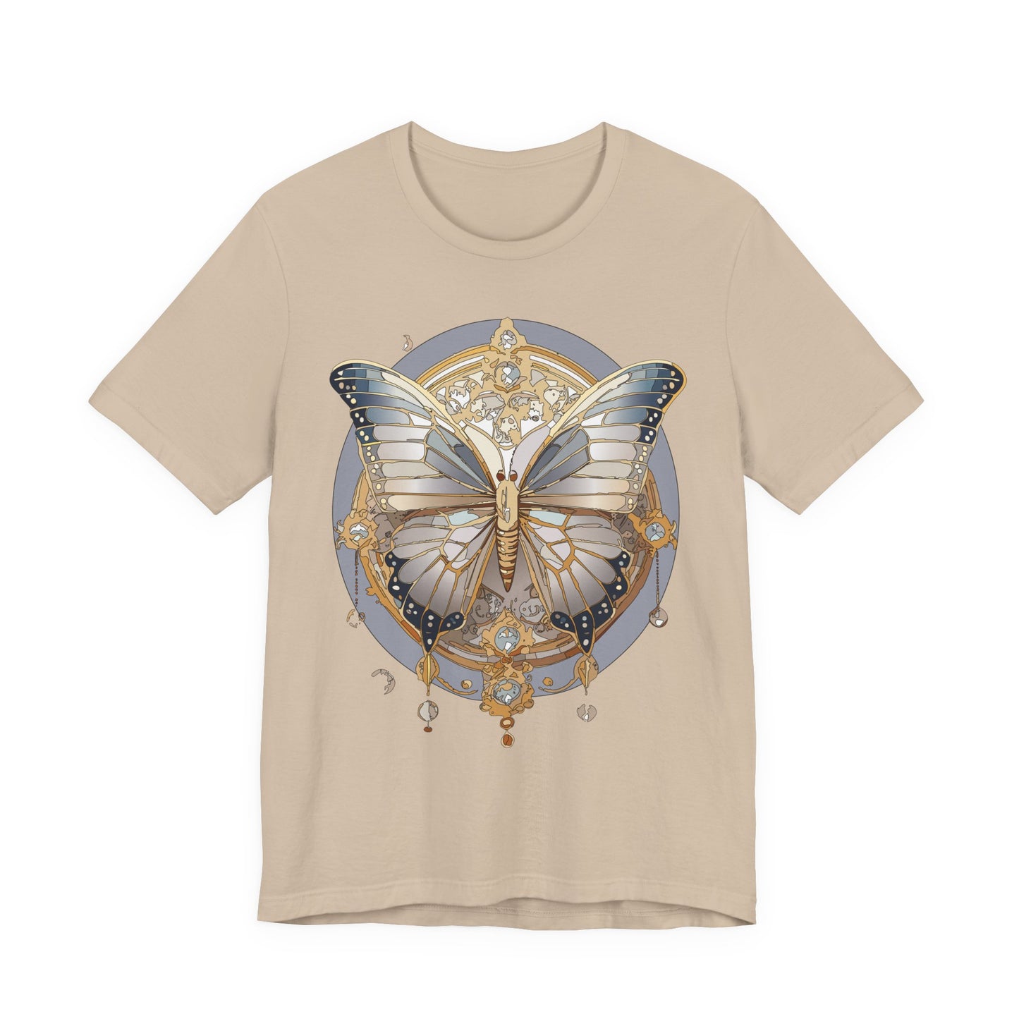 Butterfly Shirt, Shirt with Butterfly, Tee Shirt with Antique Butterfly
