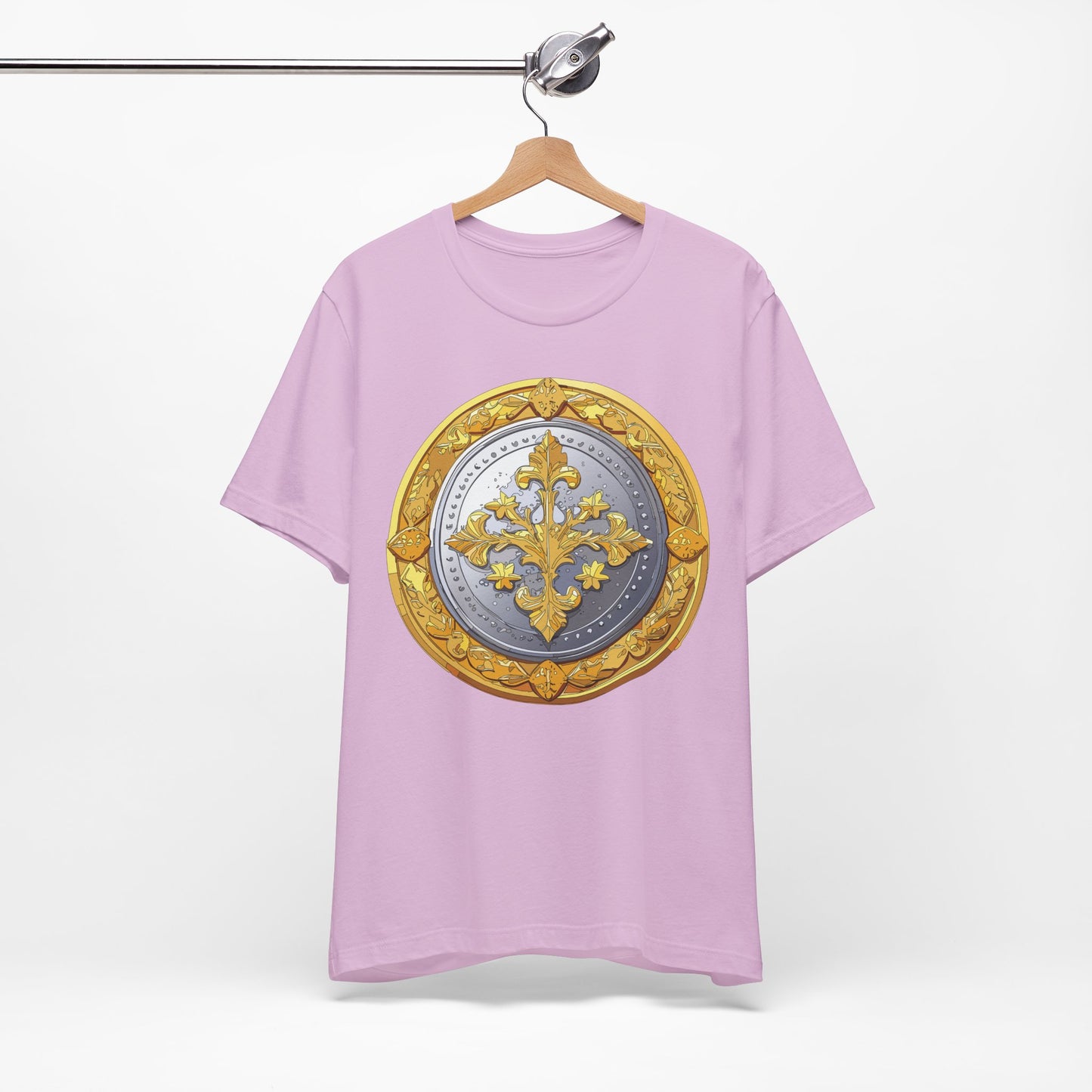 Coin Shirt, Shirt with Coin, Tee Shirt with Gold Coin, Shirt with Antique Coin