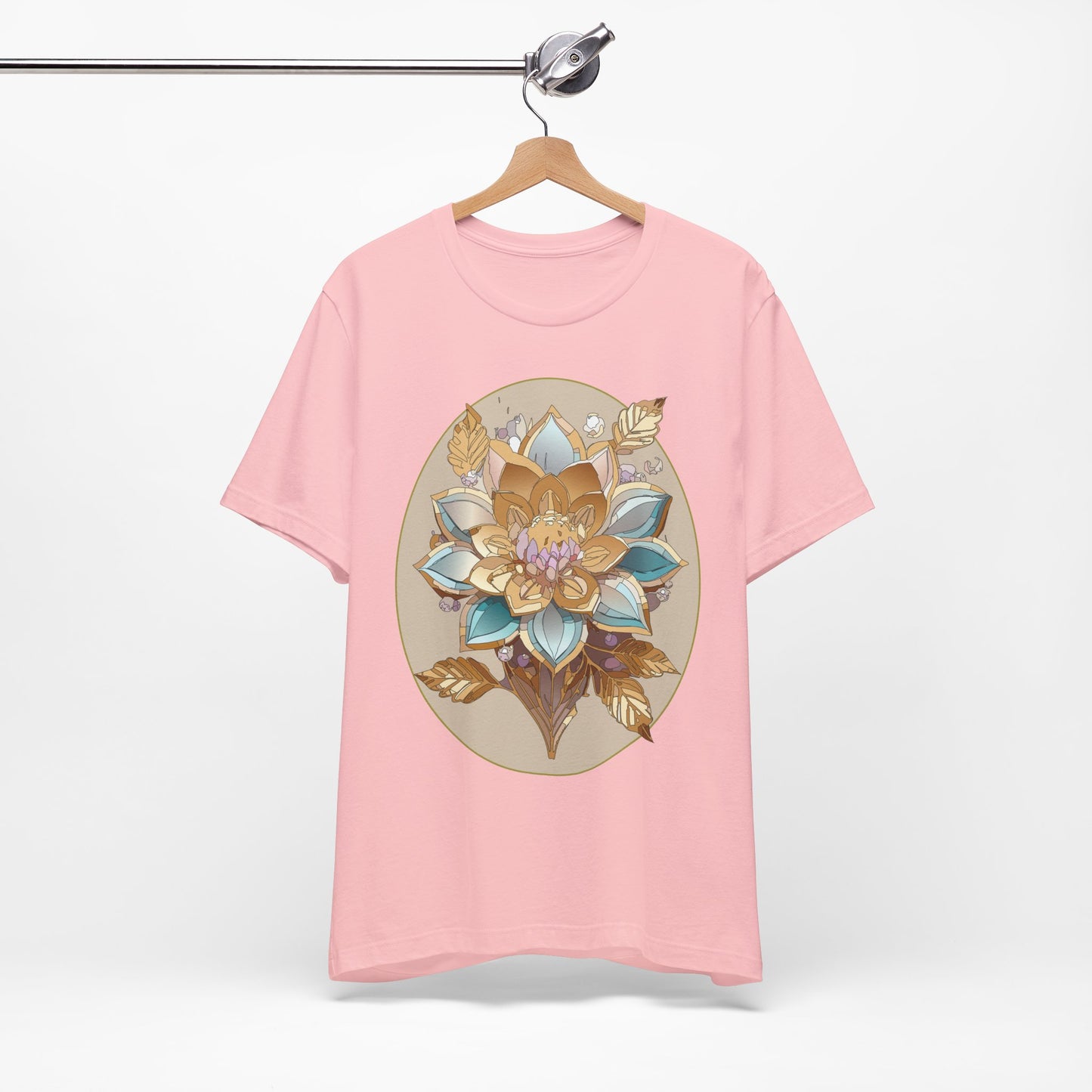 Floral Shirt, Flower Shirt, Tee Shirt with Antique Flower