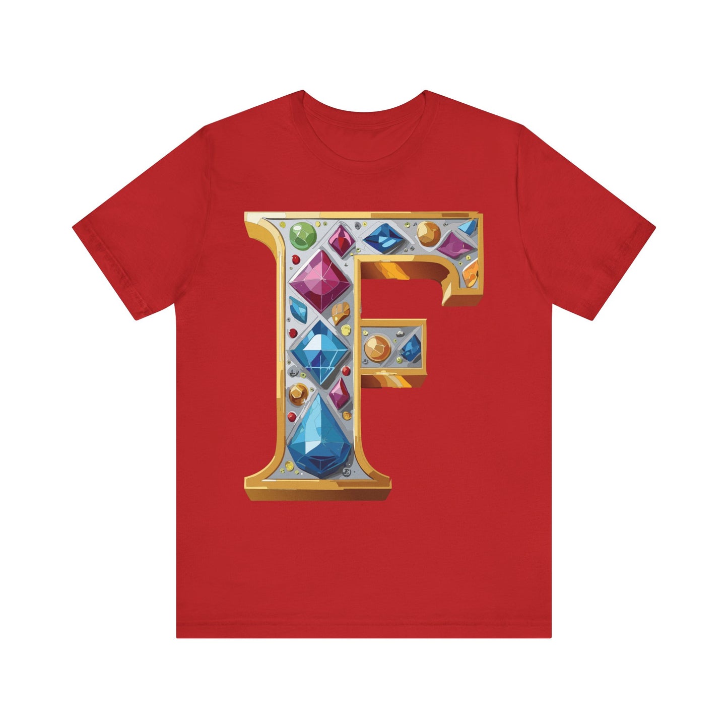 Letter Shirt, Shirt with Letters, Tee Shirt with Gold Letter, Shirt with Antique Letters