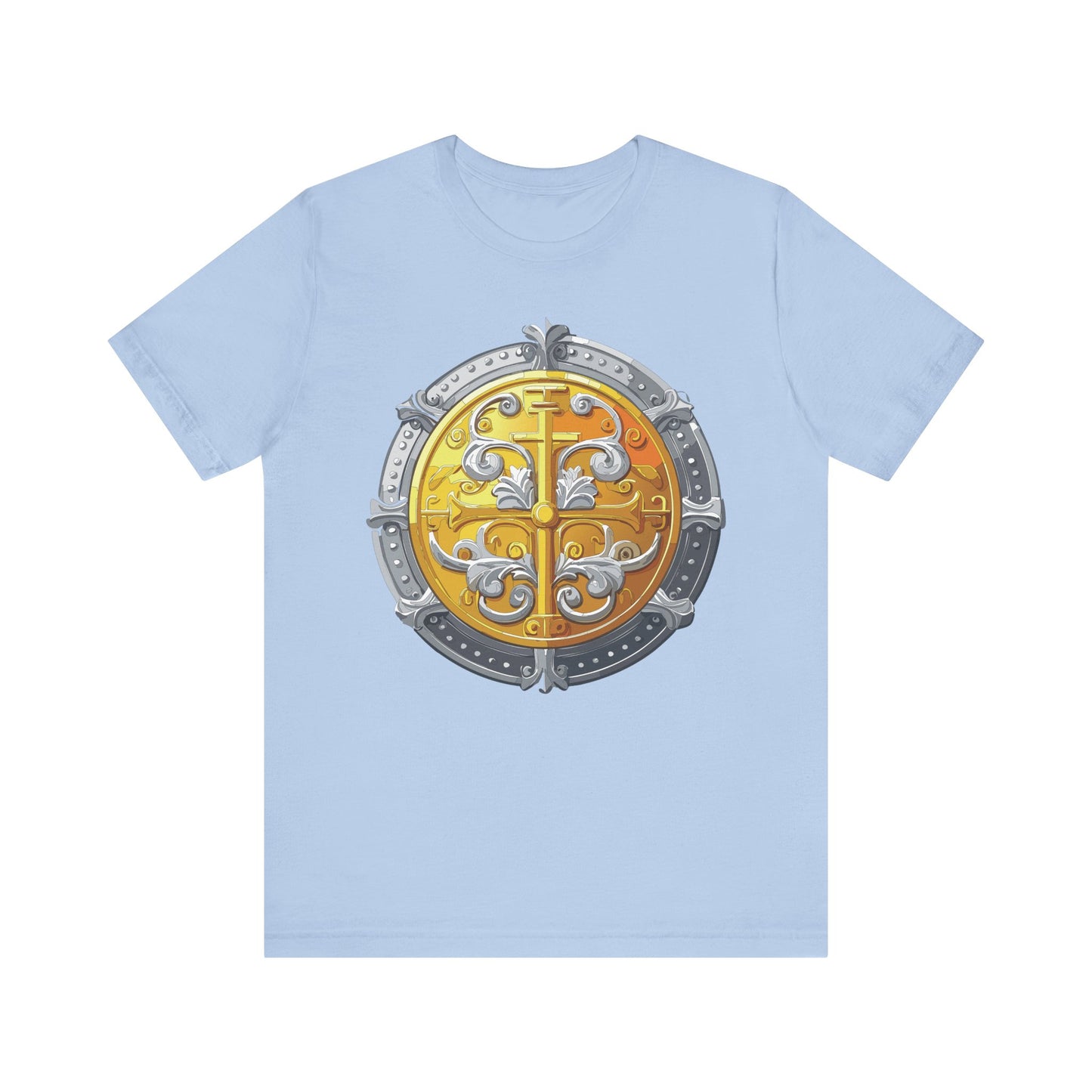 Coin Shirt, Shirt with Coin, Tee Shirt with Gold Coin, Shirt with Antique Coin