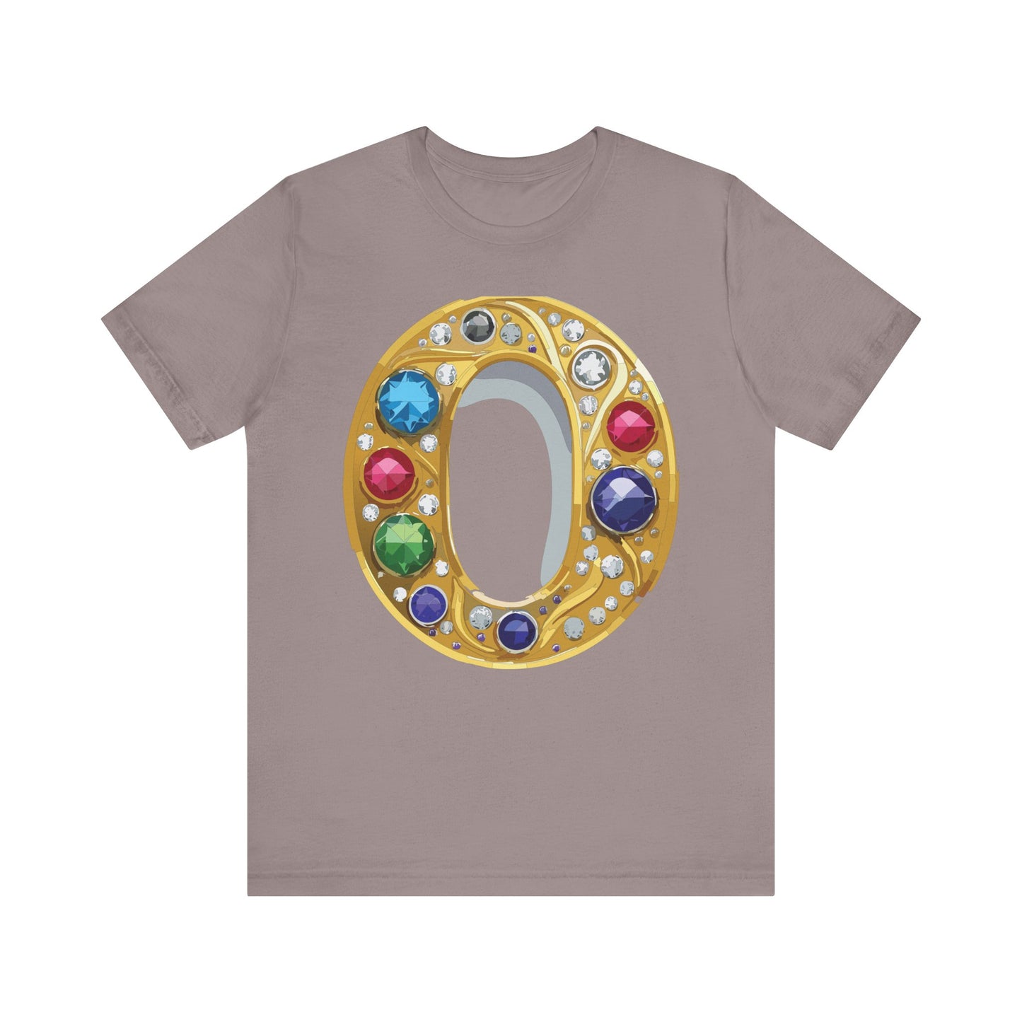 Letter Shirt, Shirt with Letters, Tee Shirt with Gold Letter, Shirt with Antique Letters