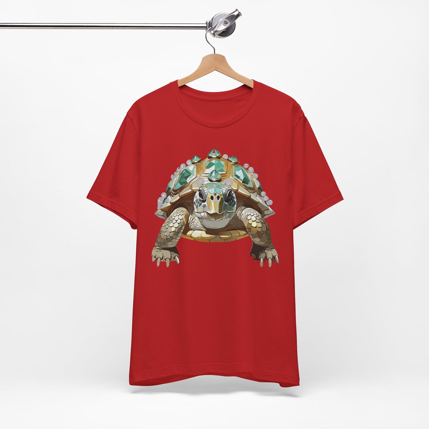 Animal Shirt, Shirt with Animal, Tee Shirt with Gold Animal Medal, Shirt with Antique Animal Medallion
