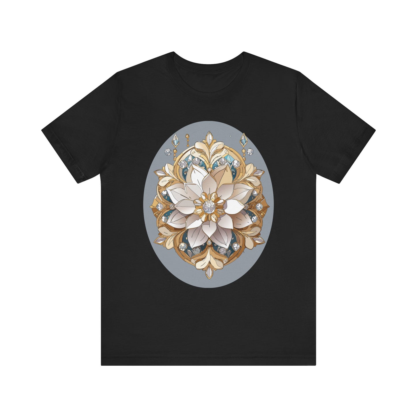 Floral Shirt, Flower Shirt, Tee Shirt with Antique Flower