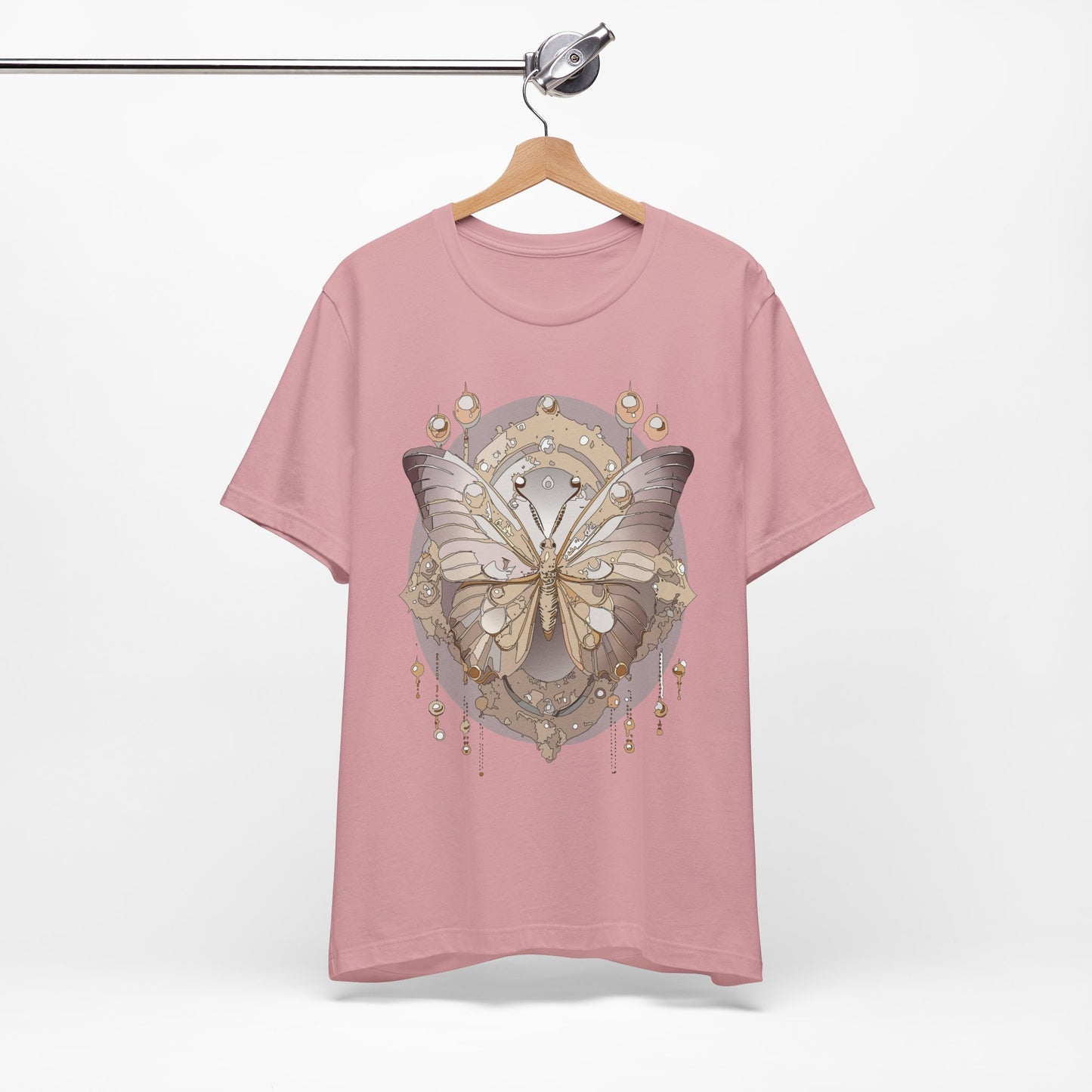 Butterfly Shirt, Shirt with Butterfly, Tee Shirt with Antique Butterfly