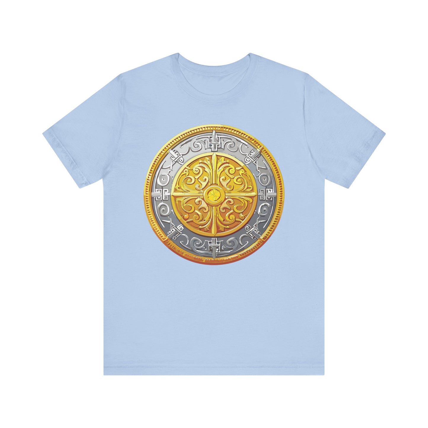 Coin Shirt, Shirt with Coin, Tee Shirt with Gold Coin, Shirt with Antique Coin