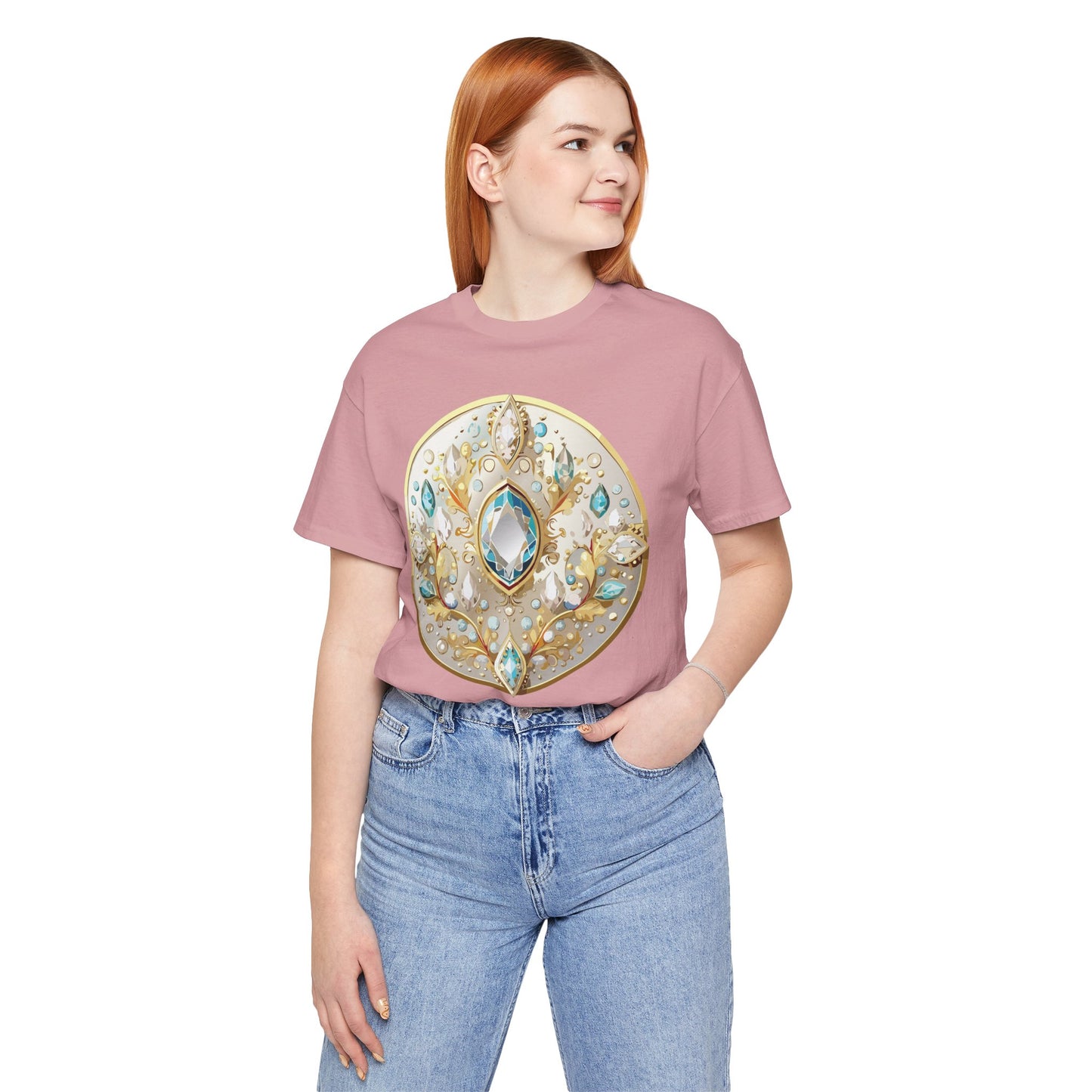 Medallion Shirt, Shirt with Medallion, Tee Shirt with Medal
