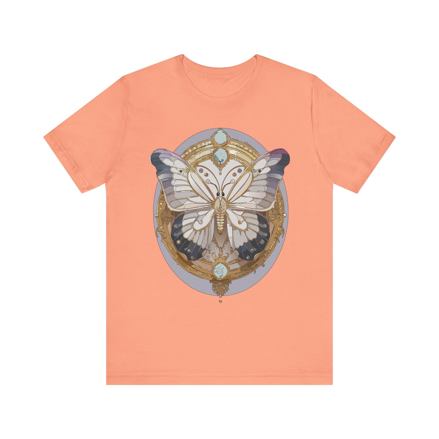 Butterfly Shirt, Shirt with Butterfly, Tee Shirt with Antique Butterfly