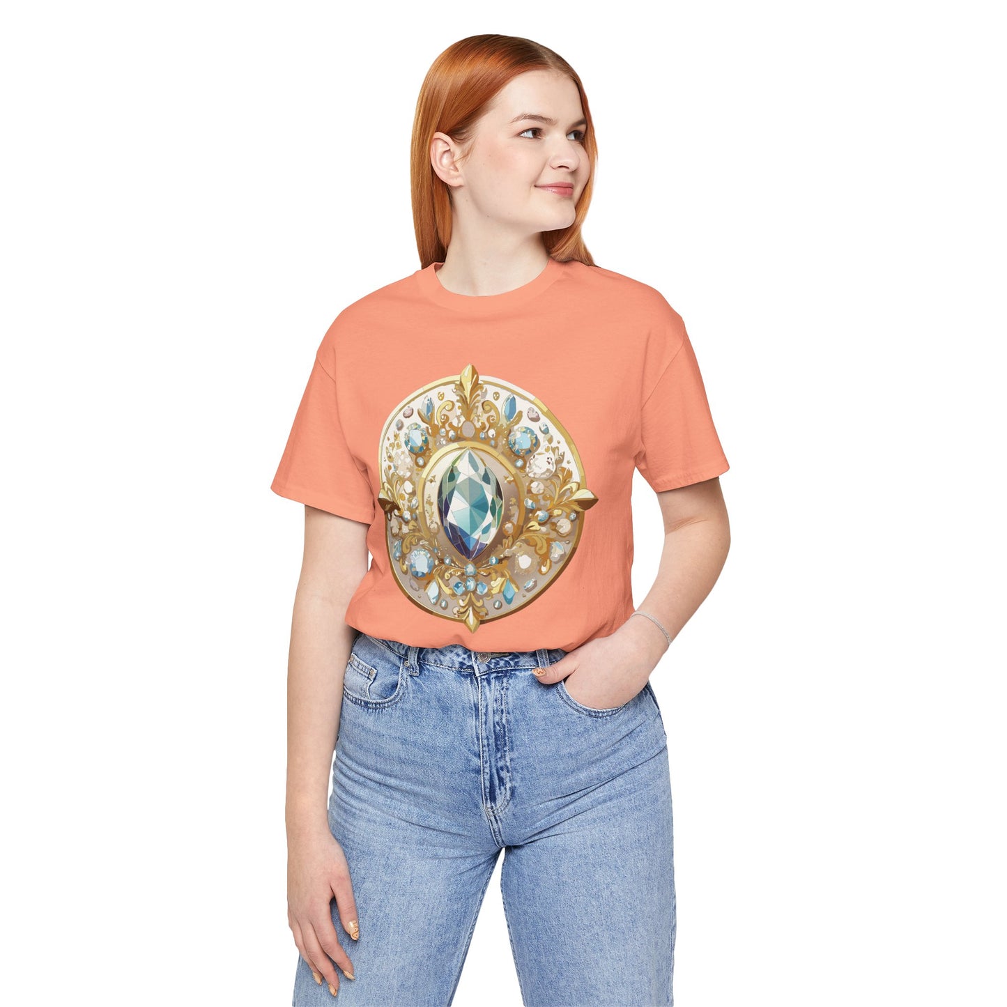 Medallion Shirt, Shirt with Medallion, Tee Shirt with Medal
