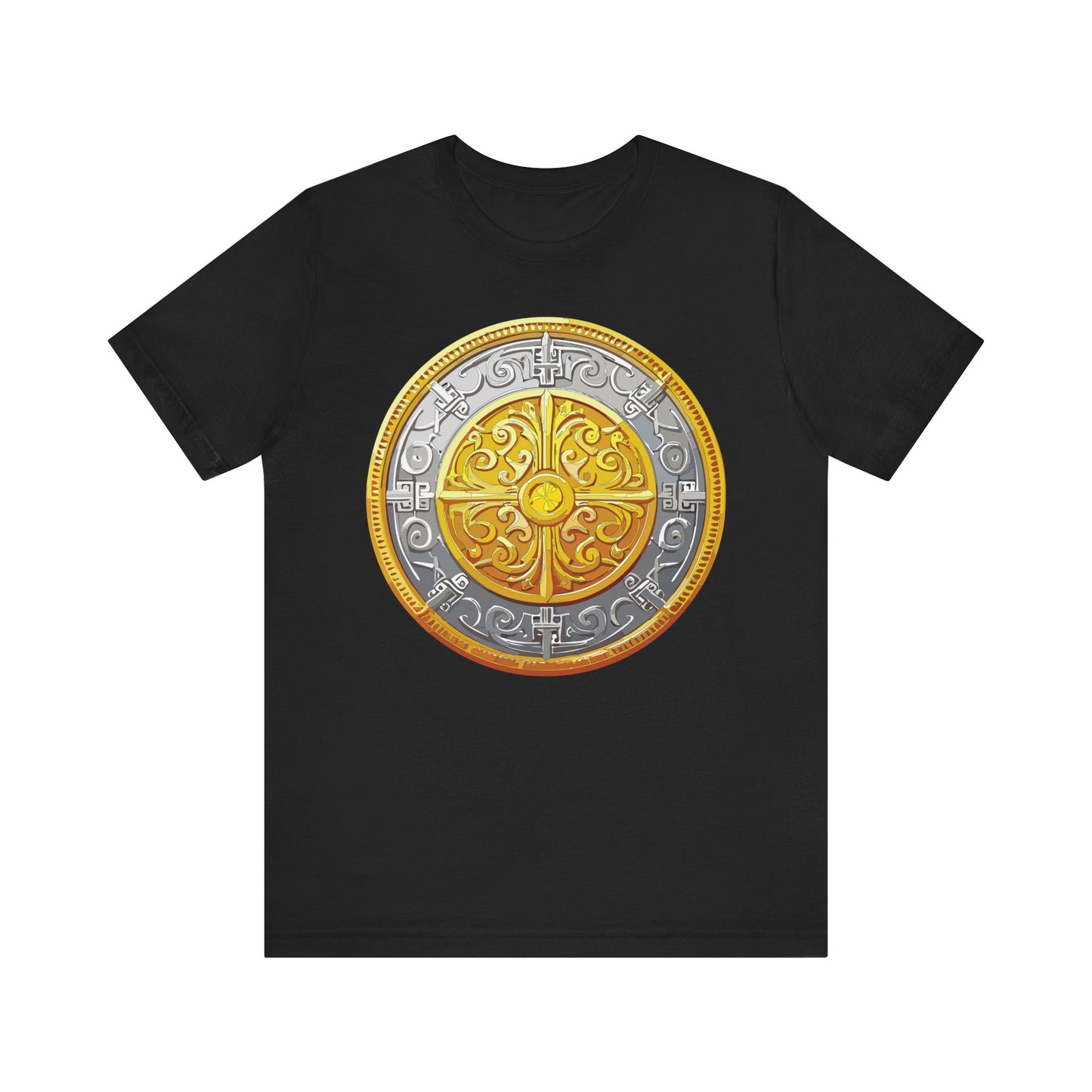 Coin Shirt, Shirt with Coin, Tee Shirt with Gold Coin, Shirt with Antique Coin