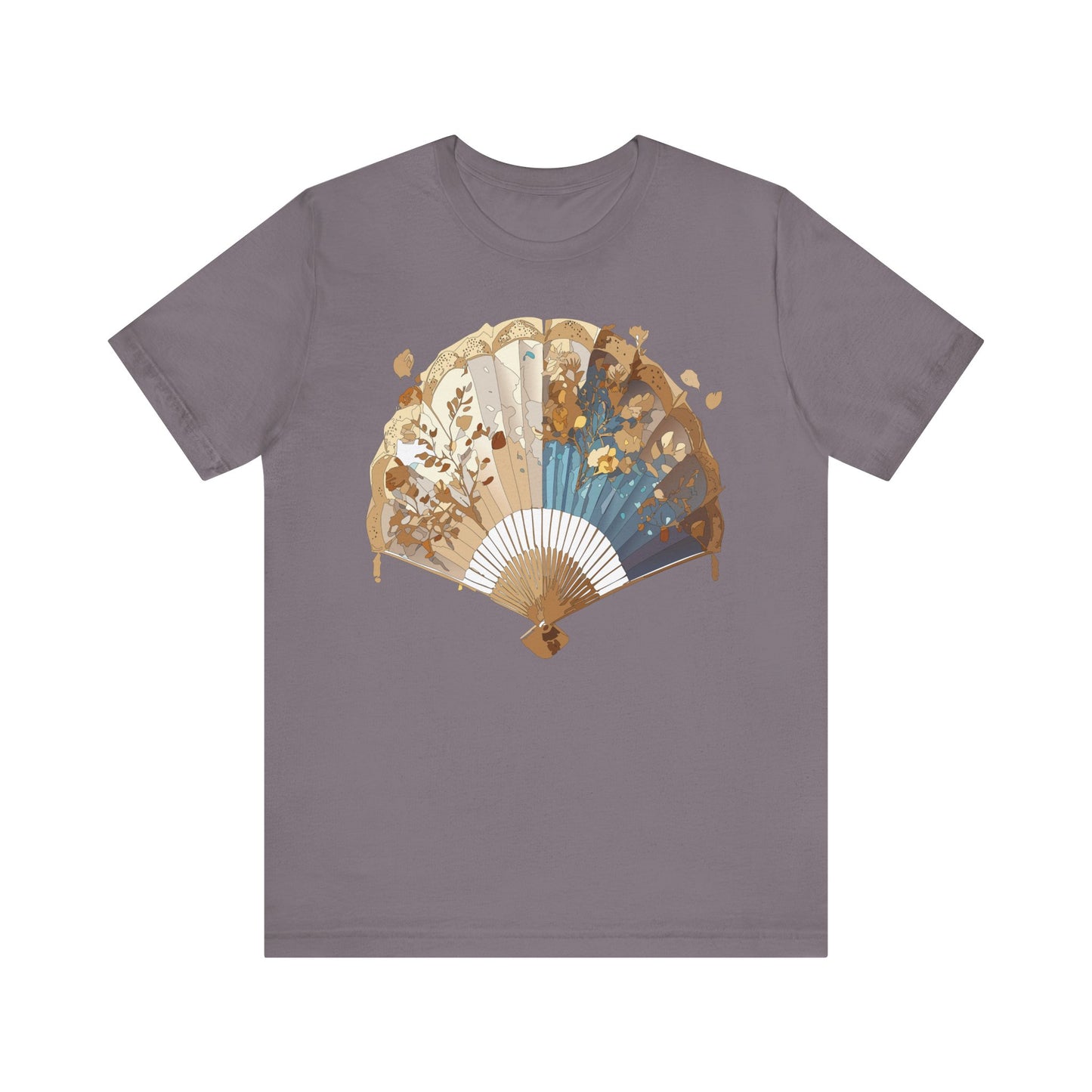 Fan shirt, Shirt with Fan, Tee Shirt with Gold Blower