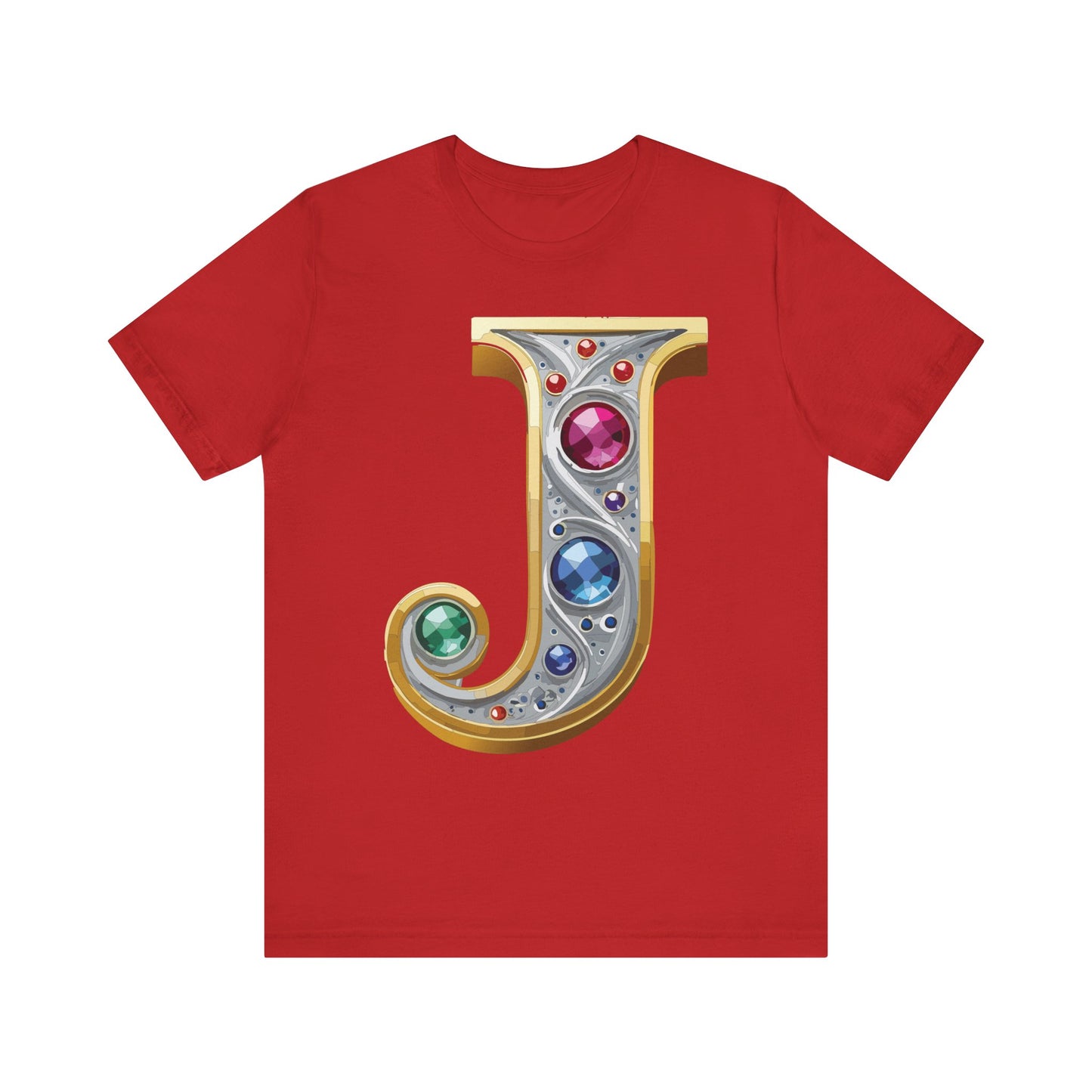 Letter Shirt, Shirt with Letters, Tee Shirt with Gold Letter, Shirt with Antique Letters