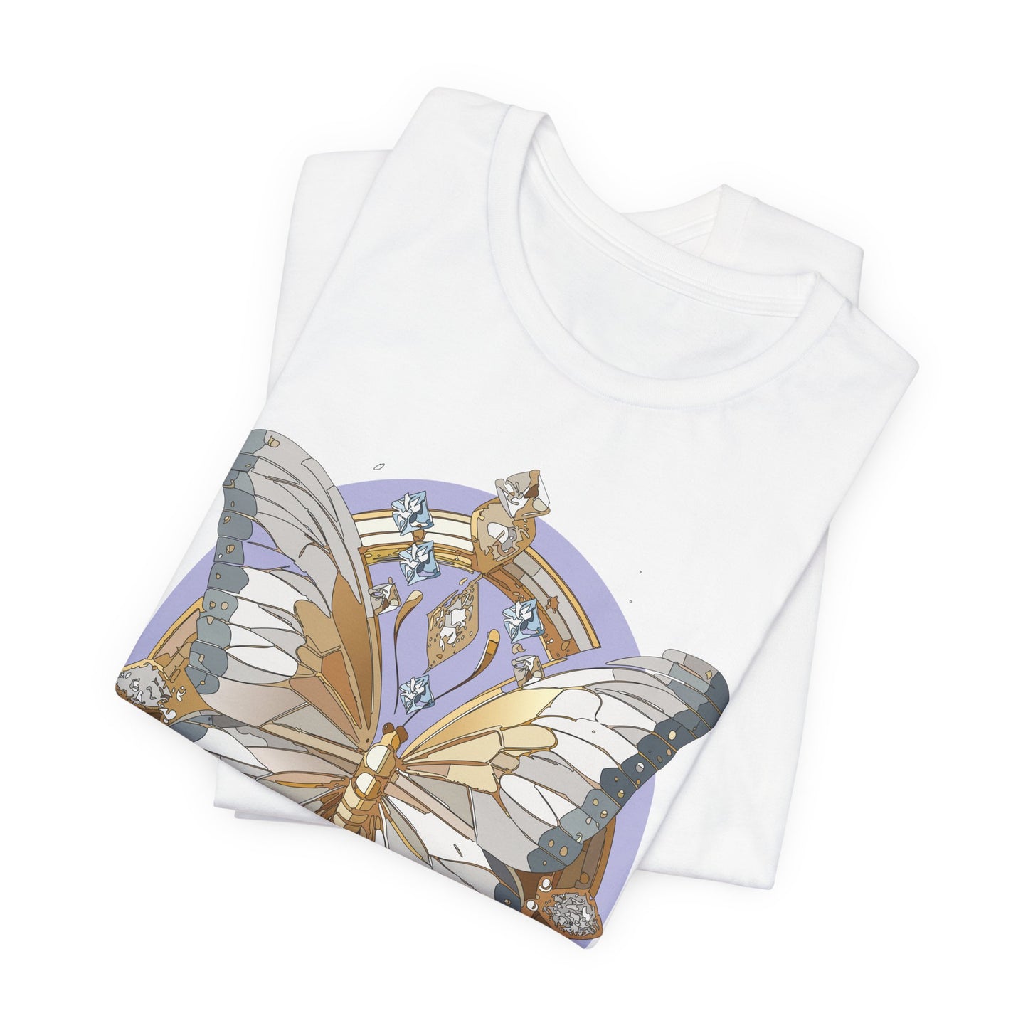 Butterfly Shirt, Shirt with Butterfly, Tee Shirt with Antique Butterfly