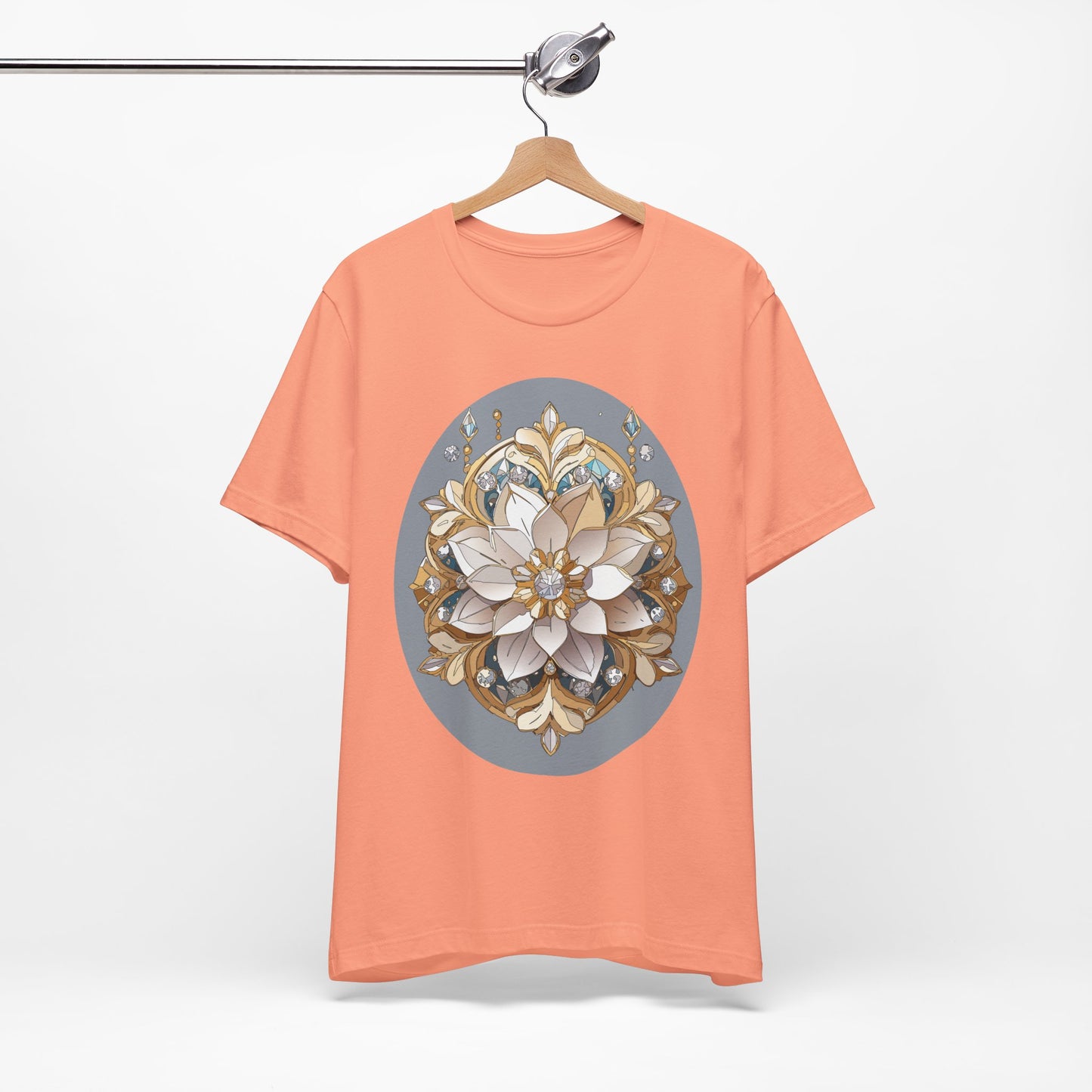 Floral Shirt, Flower Shirt, Tee Shirt with Antique Flower