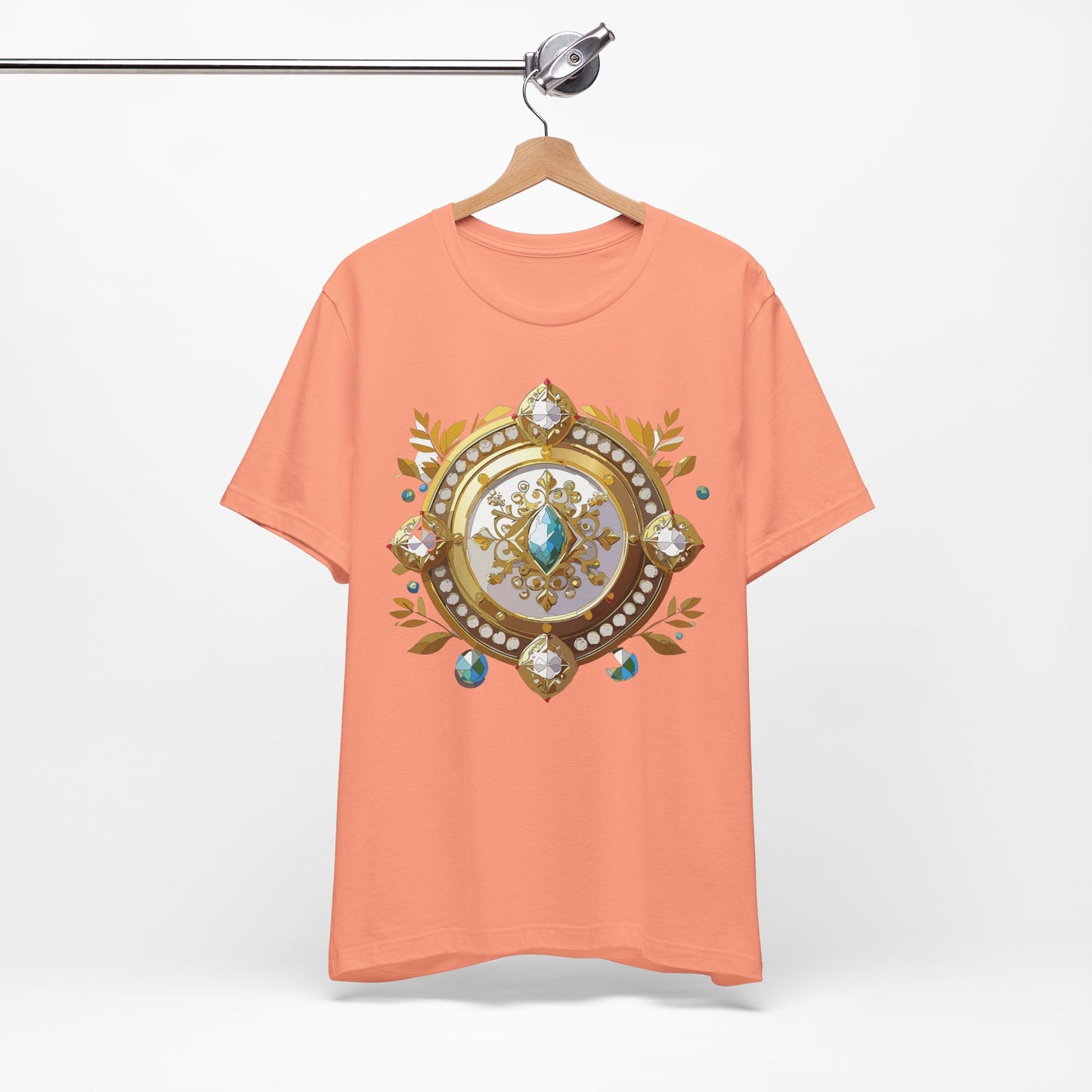 Medallion Shirt, Shirt with Medallion, Tee Shirt with Medal