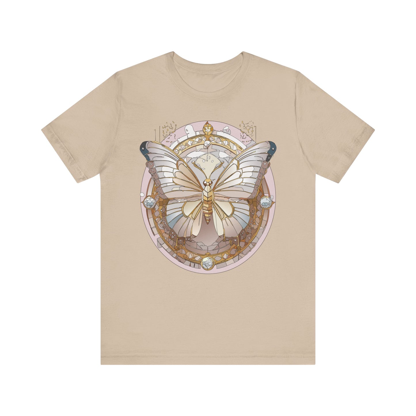 Butterfly Shirt, Shirt with Butterfly, Tee Shirt with Antique Butterfly