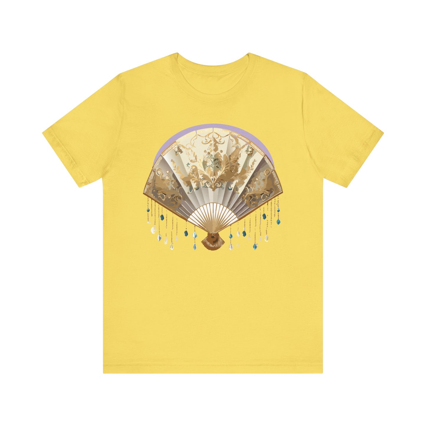 Fan shirt, Shirt with Fan, Tee Shirt with Gold Blower