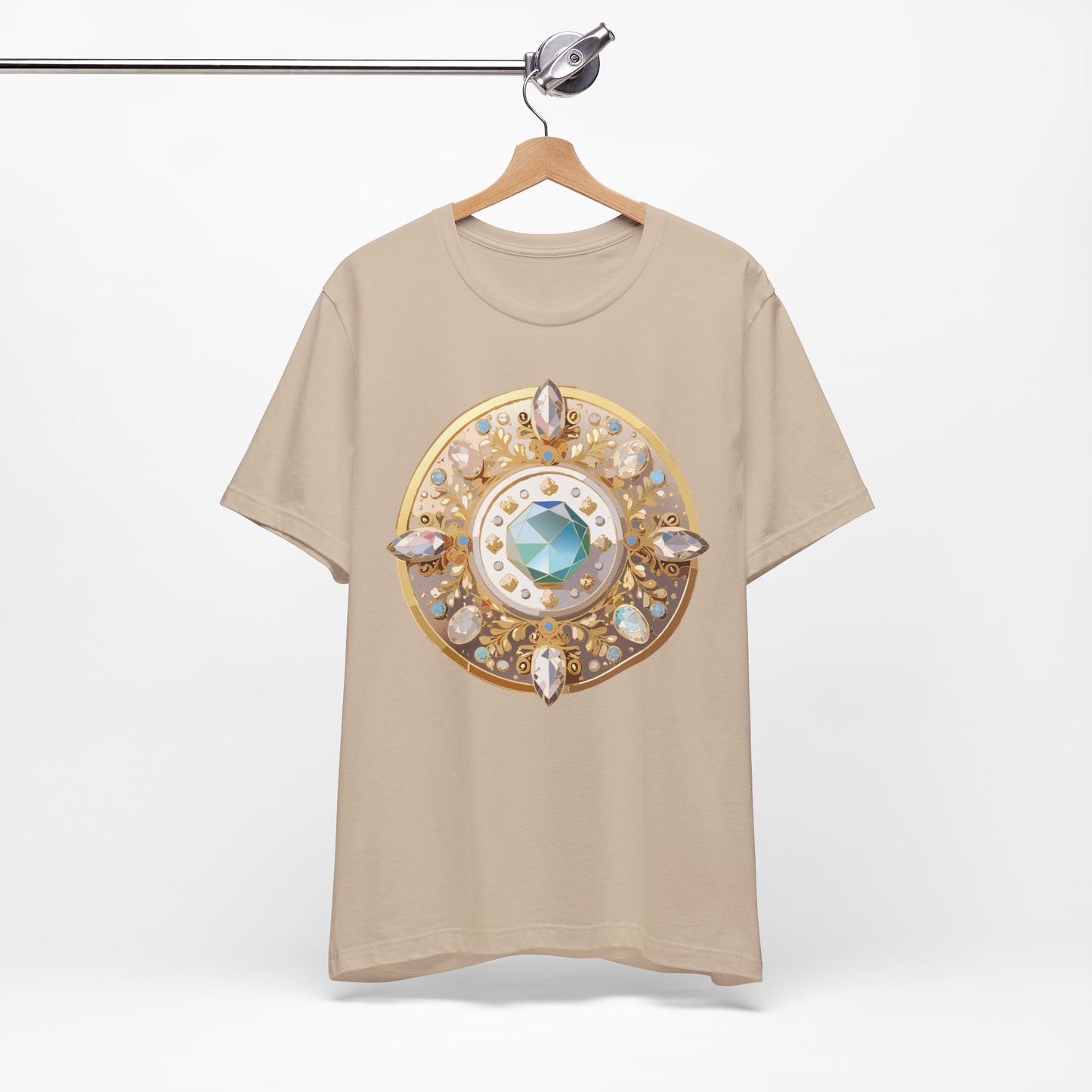 Medallion Shirt, Shirt with Medallion, Tee Shirt with Medal