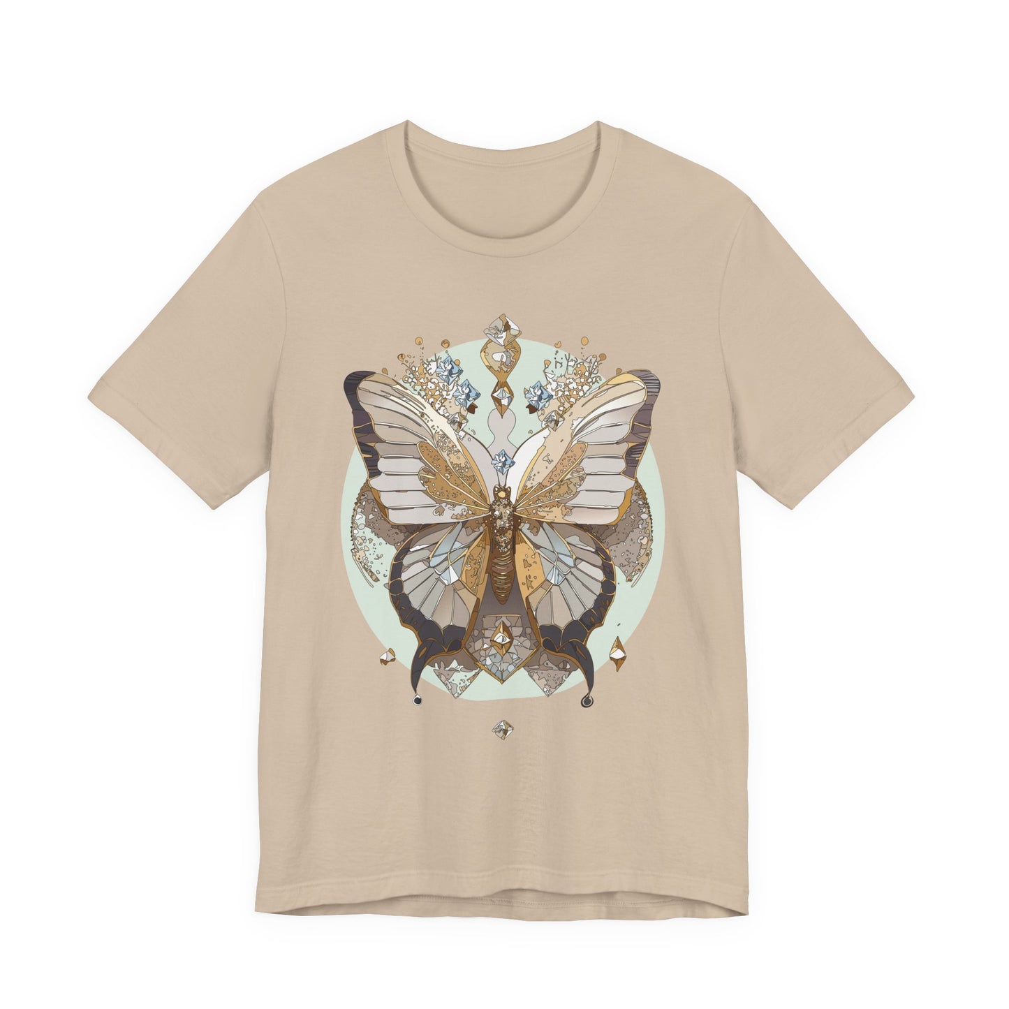 Butterfly Shirt, Shirt with Butterfly, Tee Shirt with Antique Butterfly